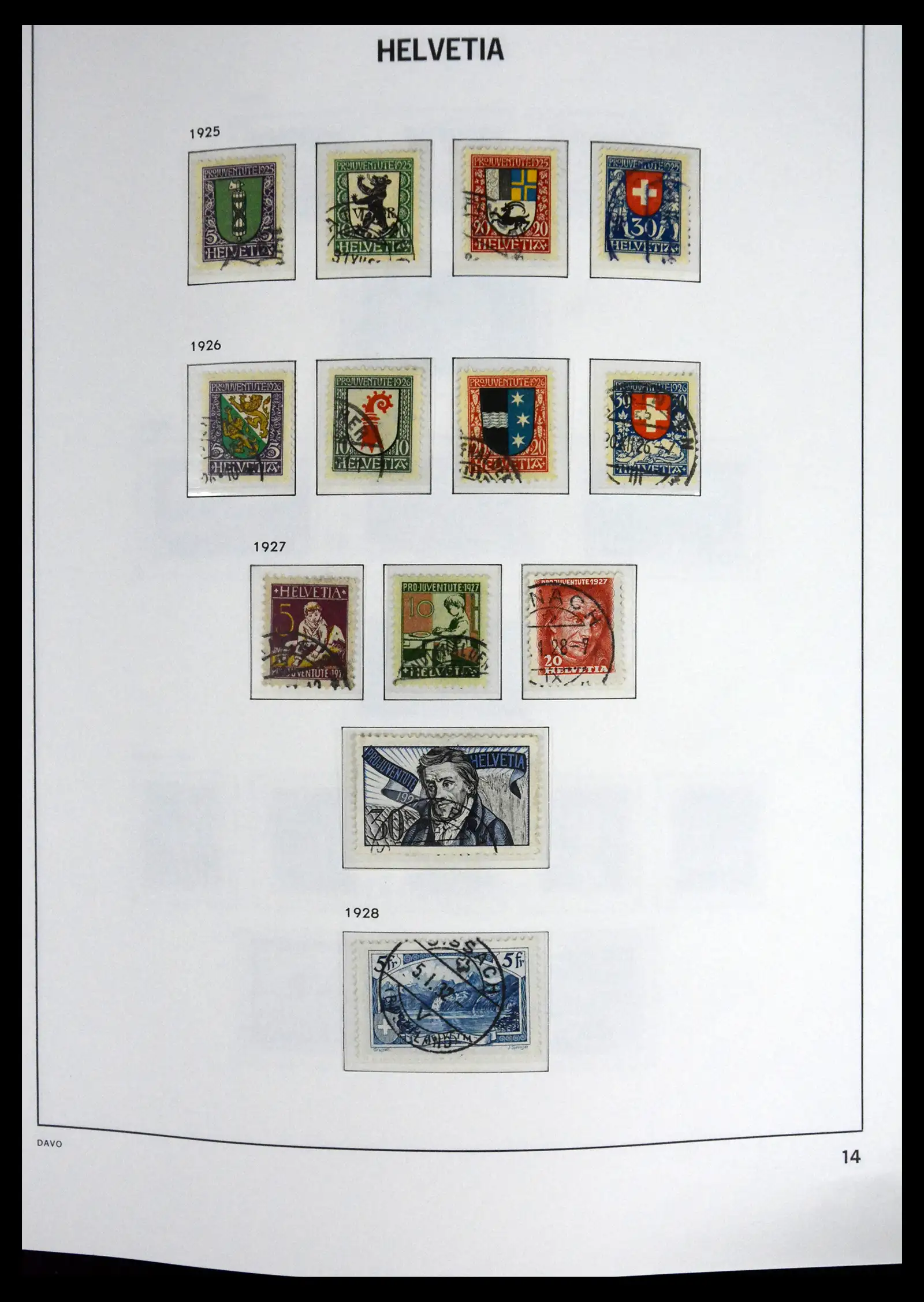 41630 0014 - Stamp collection 41630 Switzerland 1850-1969.