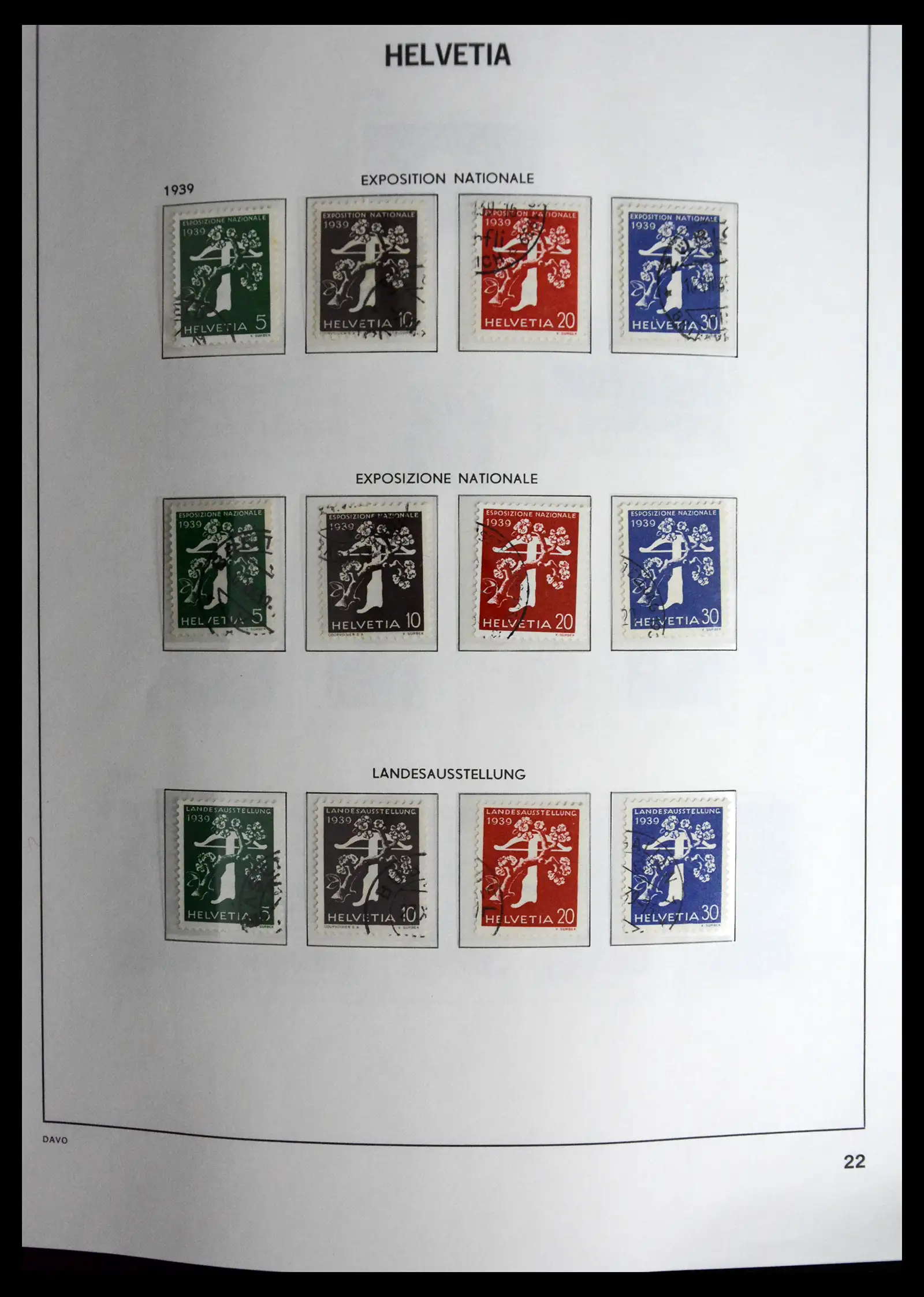 41630 0022 - Stamp collection 41630 Switzerland 1850-1969.