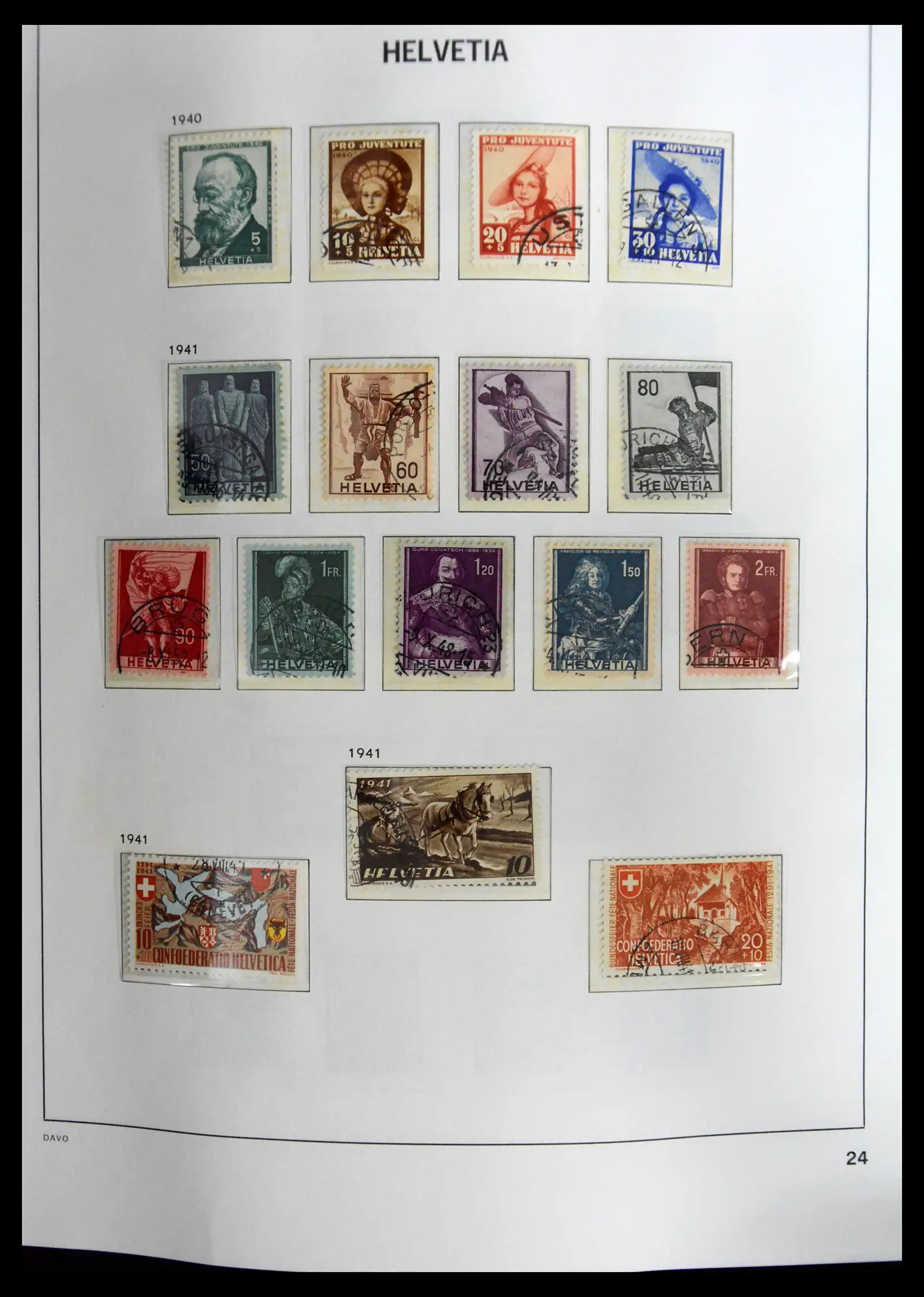 41630 0024 - Stamp collection 41630 Switzerland 1850-1969.