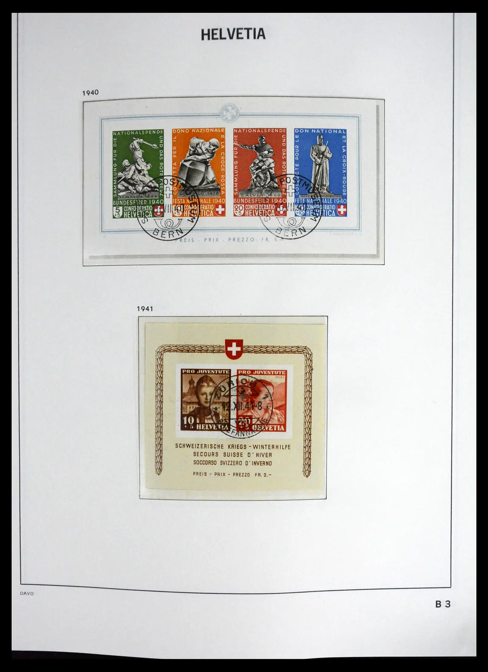 41630 0062 - Stamp collection 41630 Switzerland 1850-1969.