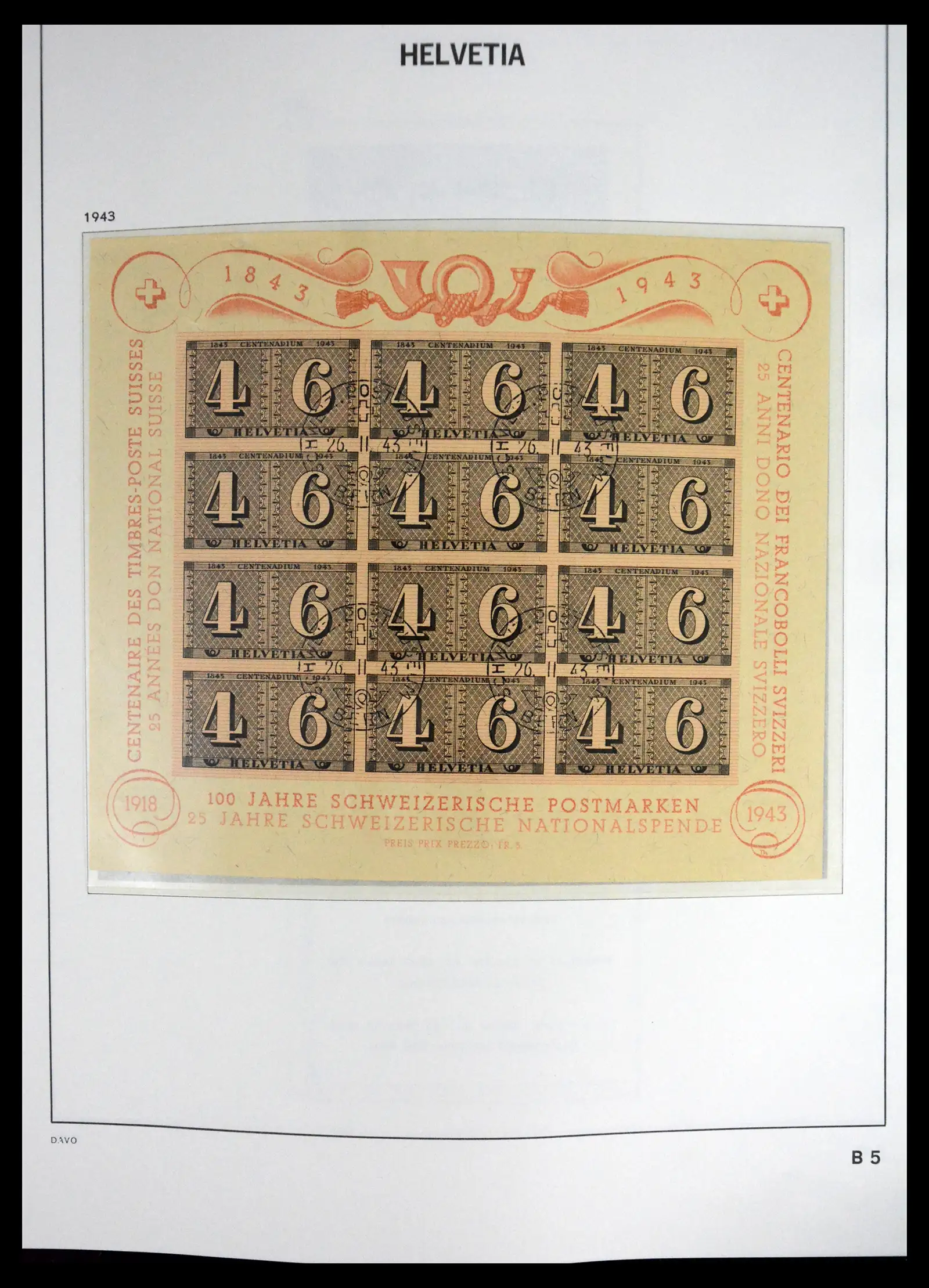 41630 0064 - Stamp collection 41630 Switzerland 1850-1969.