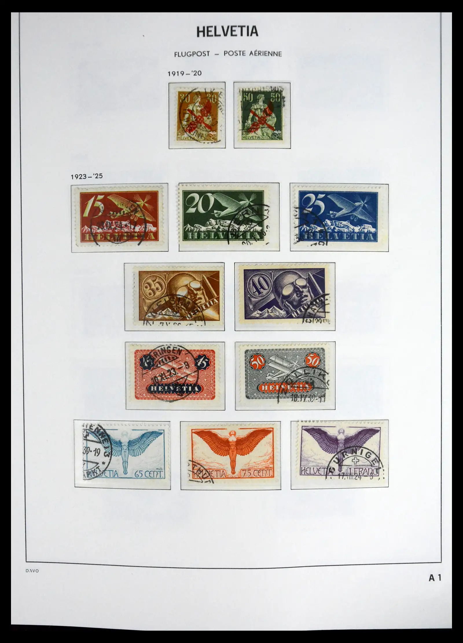 41630 0070 - Stamp collection 41630 Switzerland 1850-1969.
