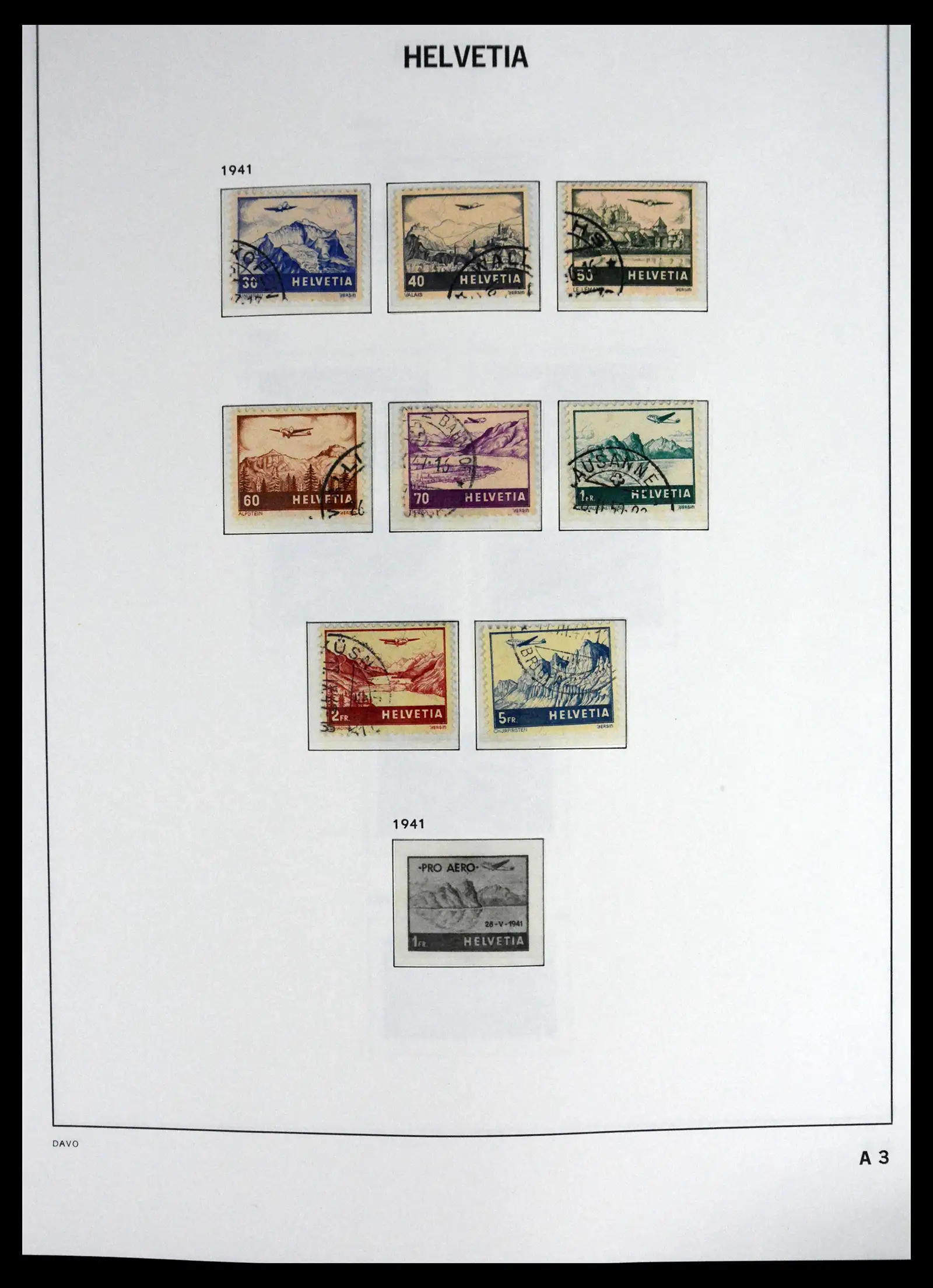 41630 0072 - Stamp collection 41630 Switzerland 1850-1969.