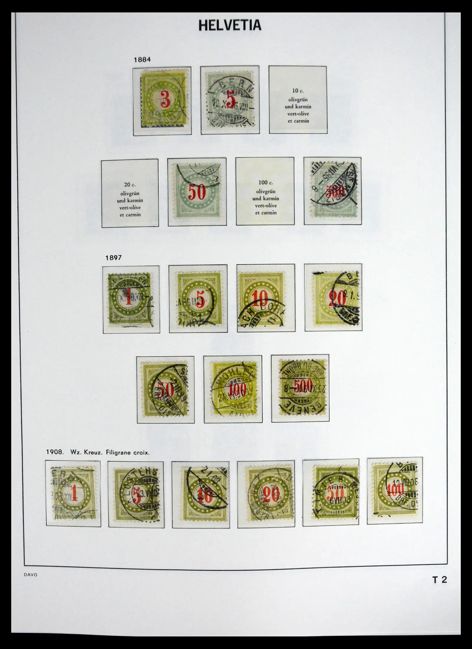 41630 0078 - Stamp collection 41630 Switzerland 1850-1969.