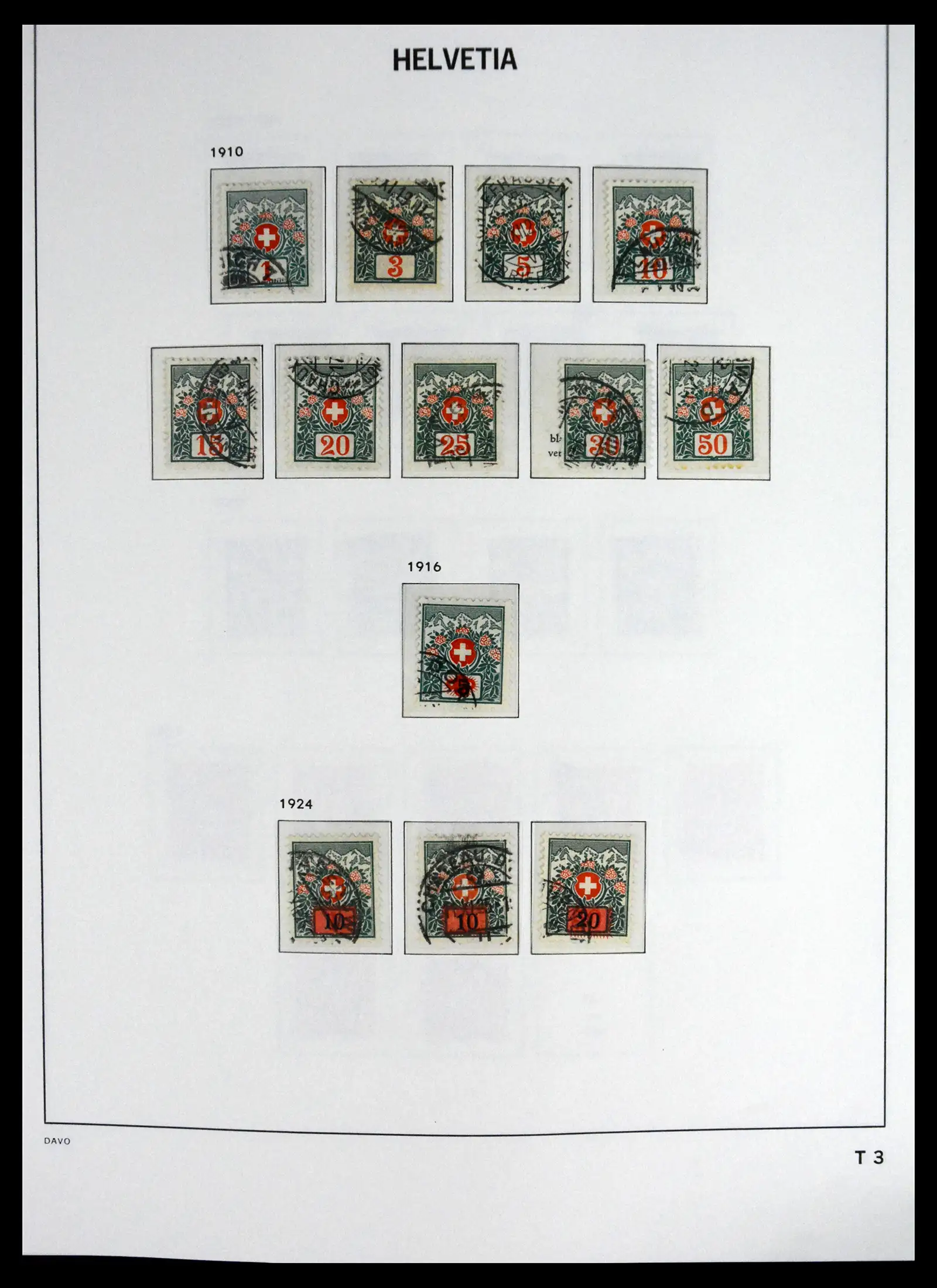 41630 0079 - Stamp collection 41630 Switzerland 1850-1969.