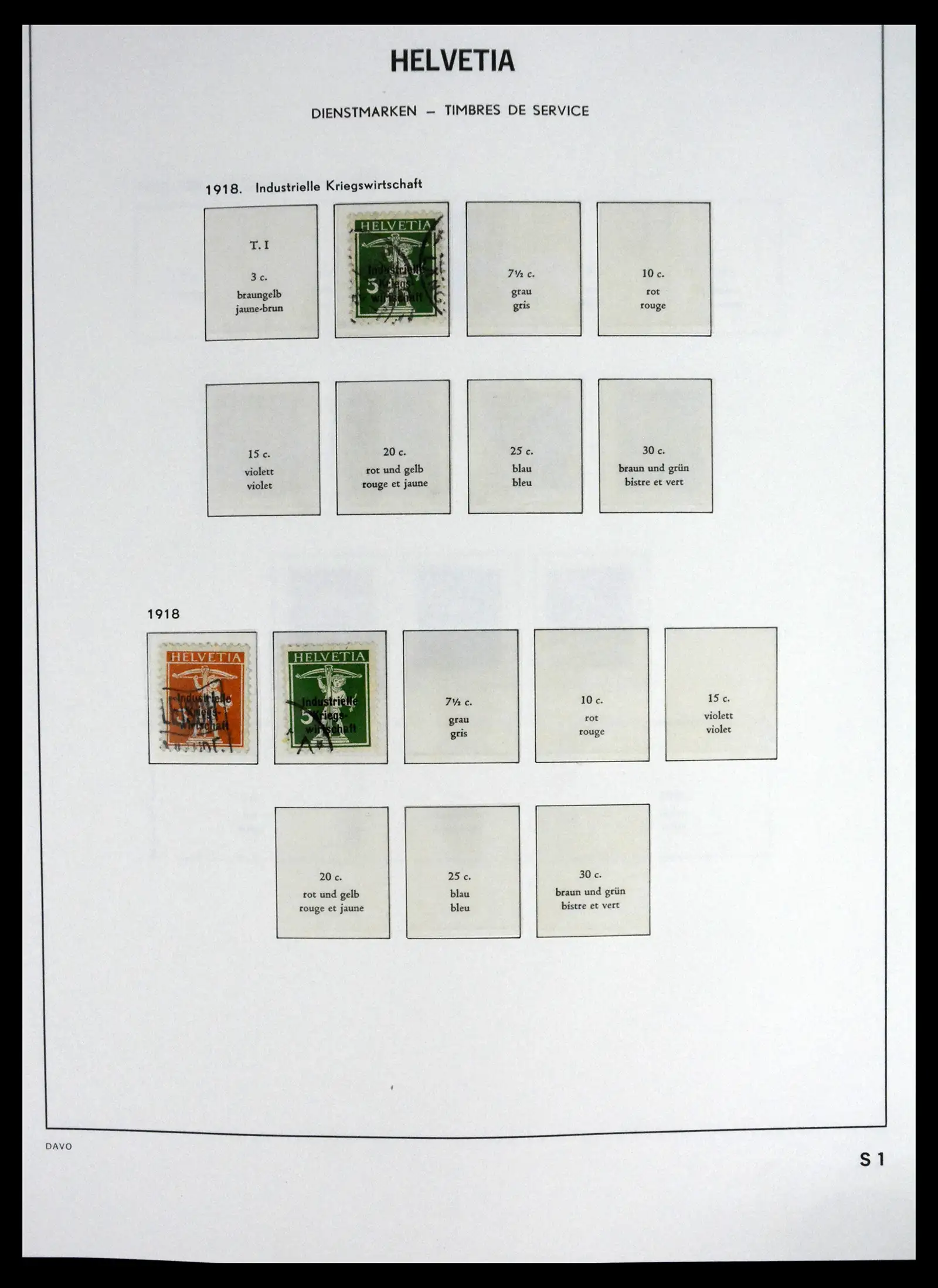 41630 0082 - Stamp collection 41630 Switzerland 1850-1969.