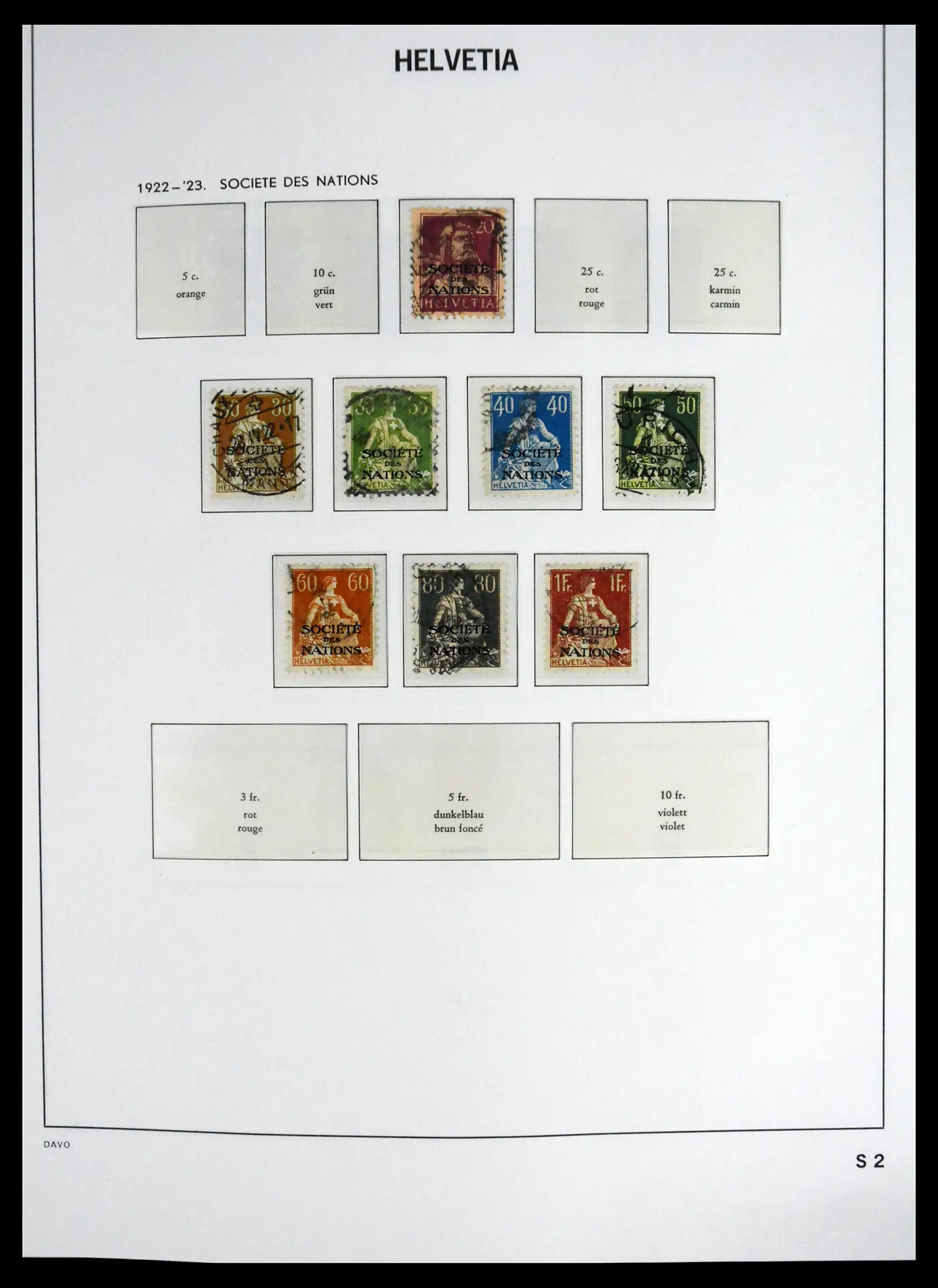 41630 0083 - Stamp collection 41630 Switzerland 1850-1969.