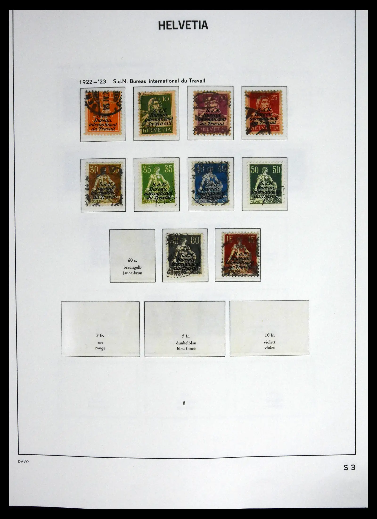 41630 0084 - Stamp collection 41630 Switzerland 1850-1969.