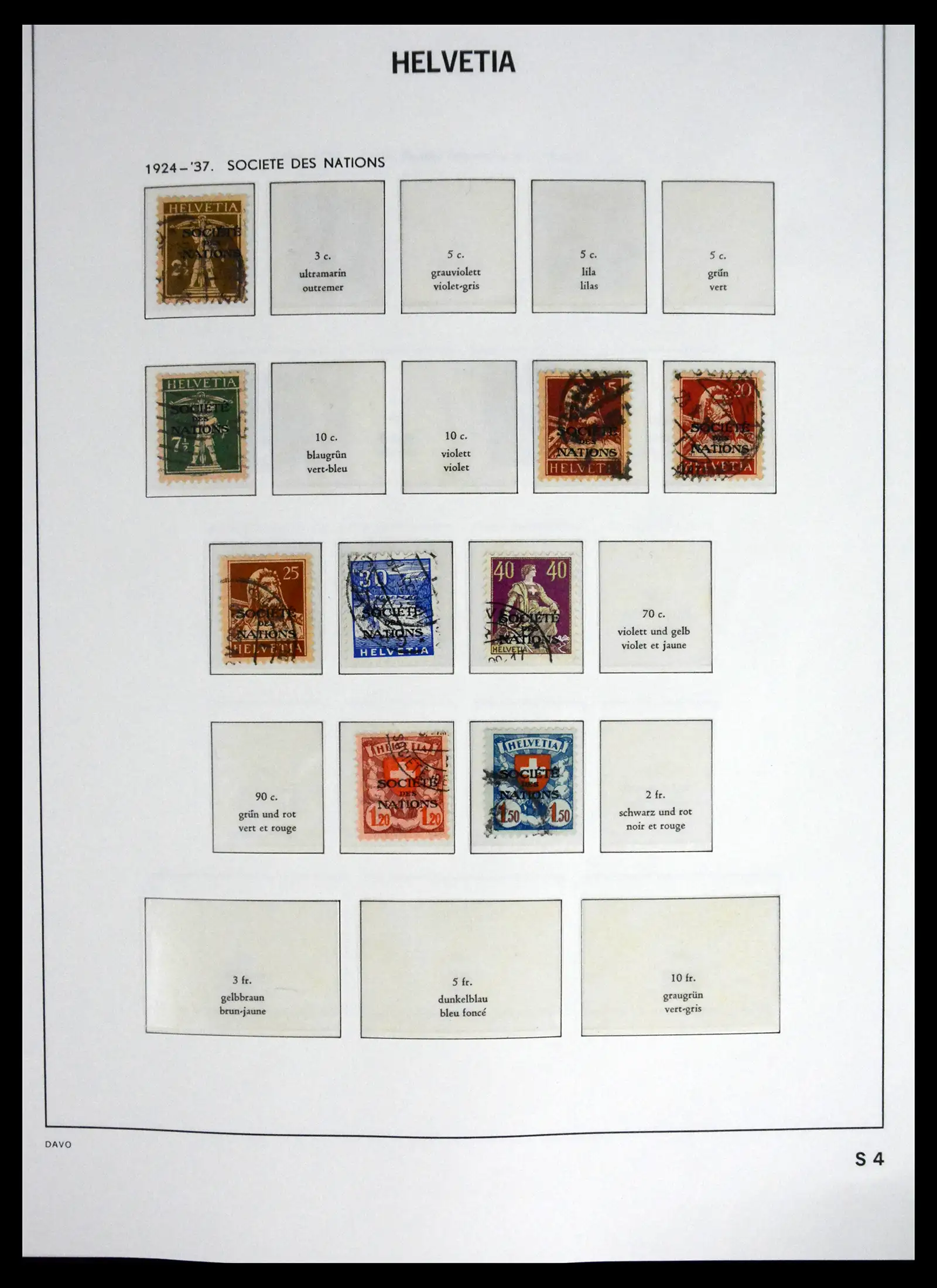 41630 0085 - Stamp collection 41630 Switzerland 1850-1969.