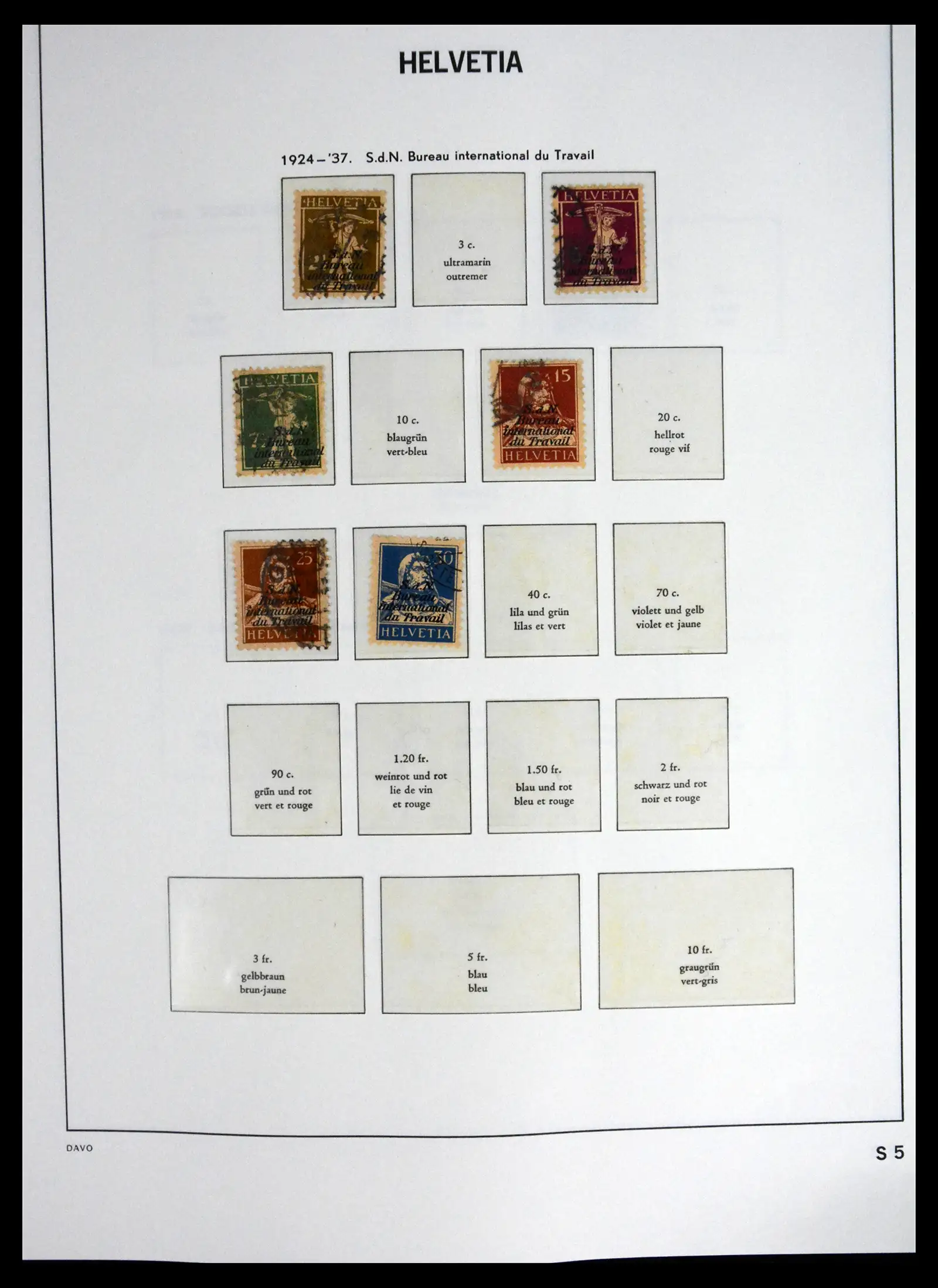 41630 0086 - Stamp collection 41630 Switzerland 1850-1969.