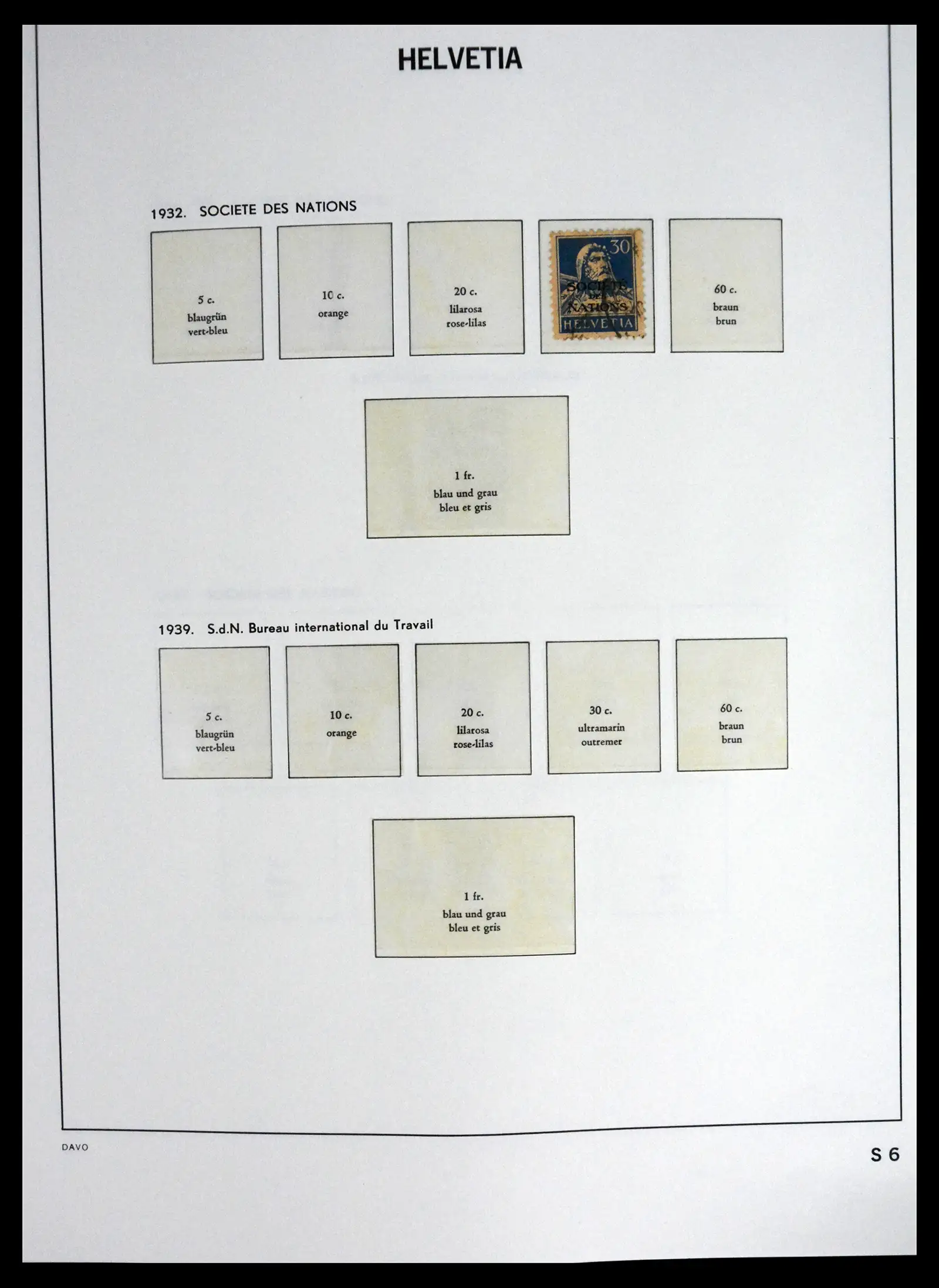 41630 0087 - Stamp collection 41630 Switzerland 1850-1969.