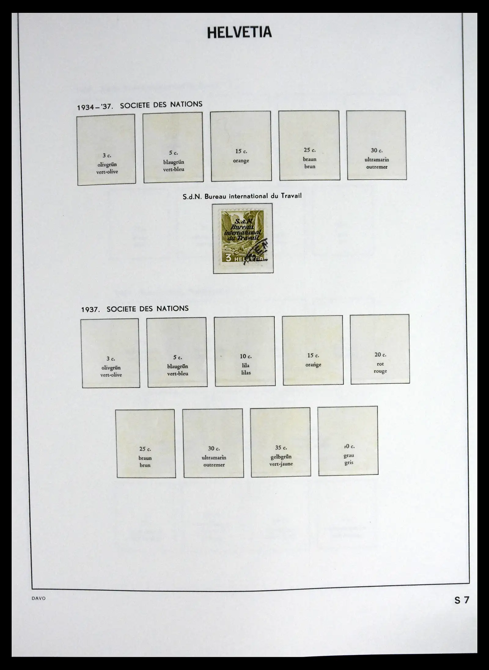 41630 0088 - Stamp collection 41630 Switzerland 1850-1969.