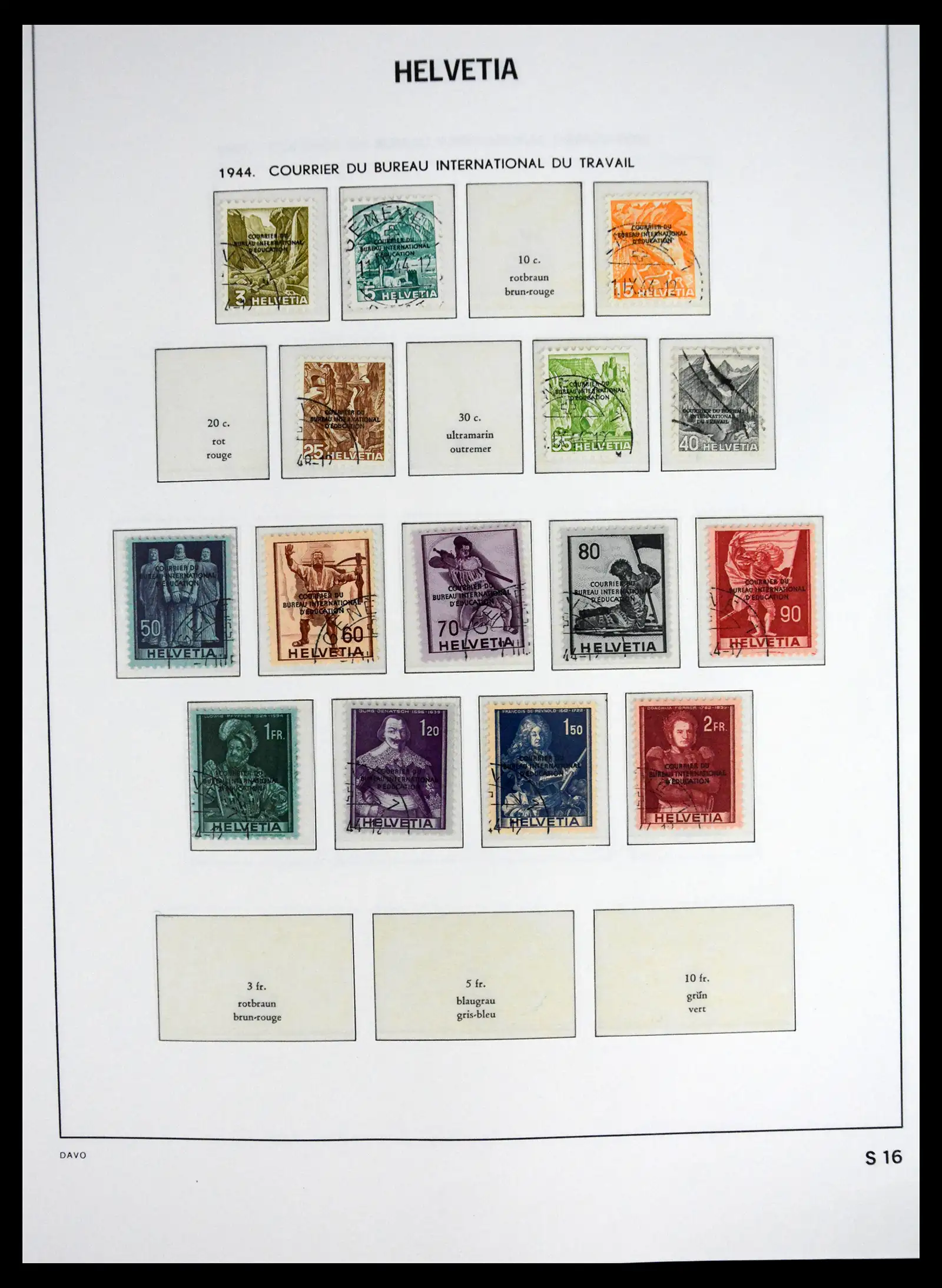 41630 0093 - Stamp collection 41630 Switzerland 1850-1969.
