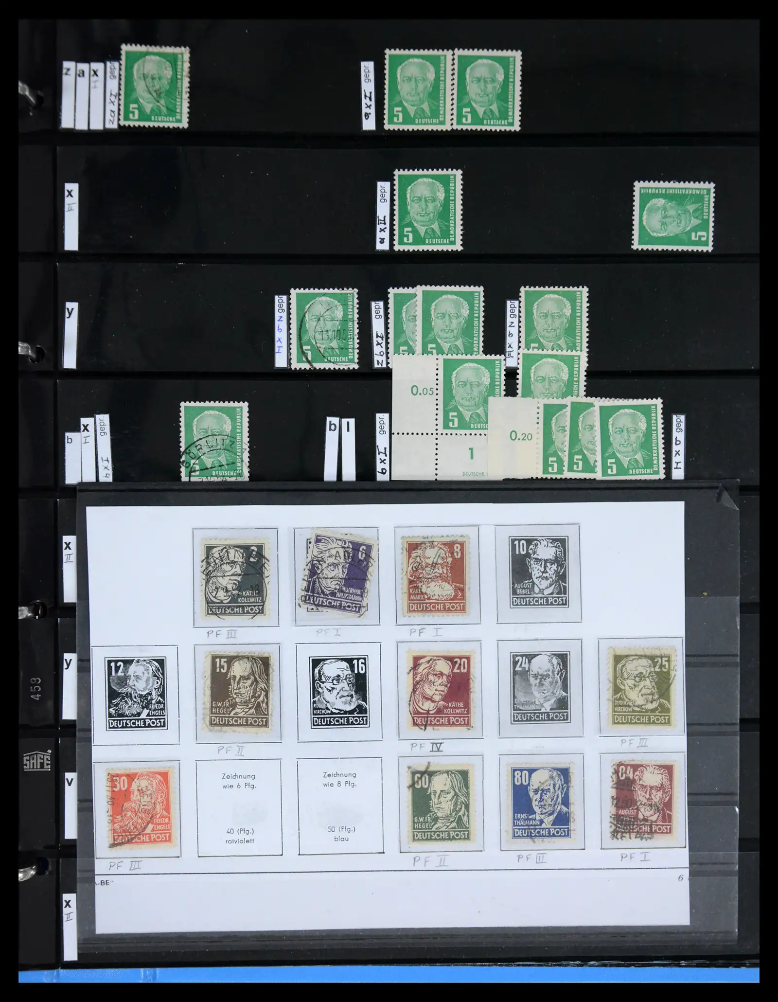 41631 0016 - Postzegelverzameling 41631 DDR gespecialiseerd 1948-1960.