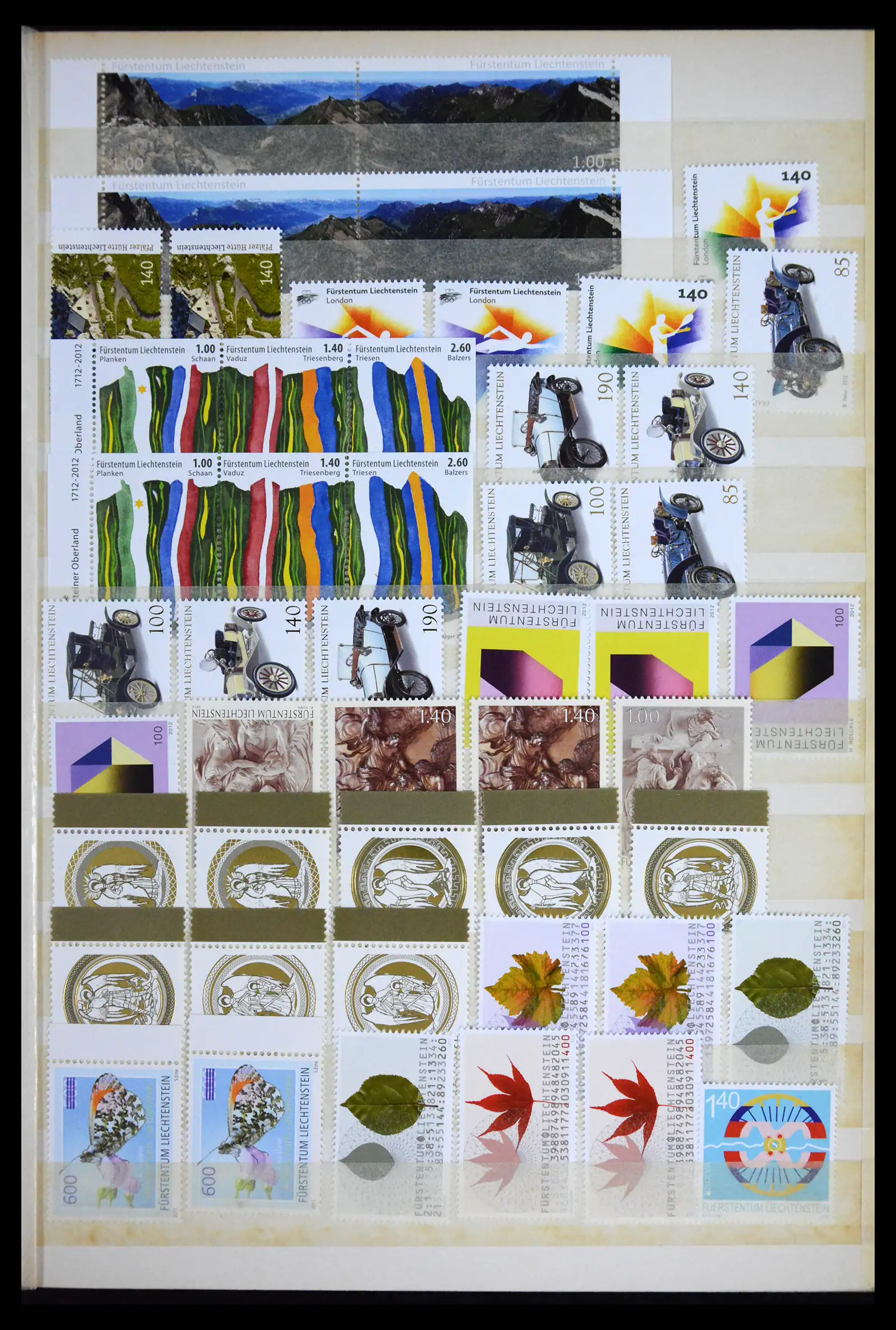 41632 0006 - Stamp collection 41632 Liechtenstein 1953-2013.