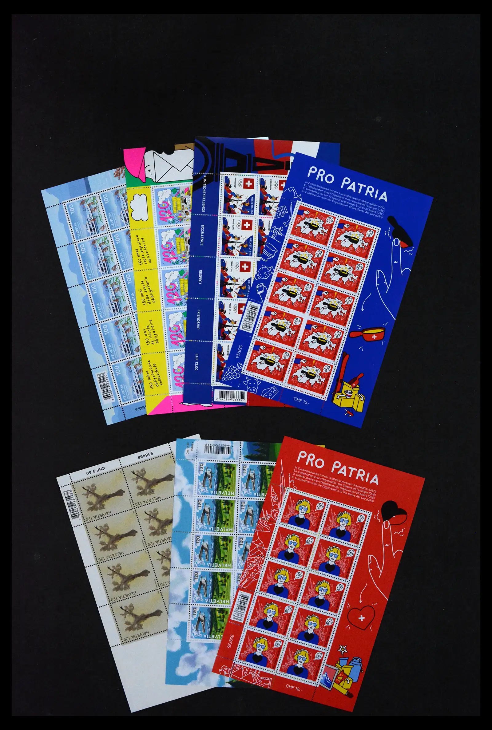 41635 0002 - Postzegelverzameling 41635 Zwitserland postfris 1907-2024!!