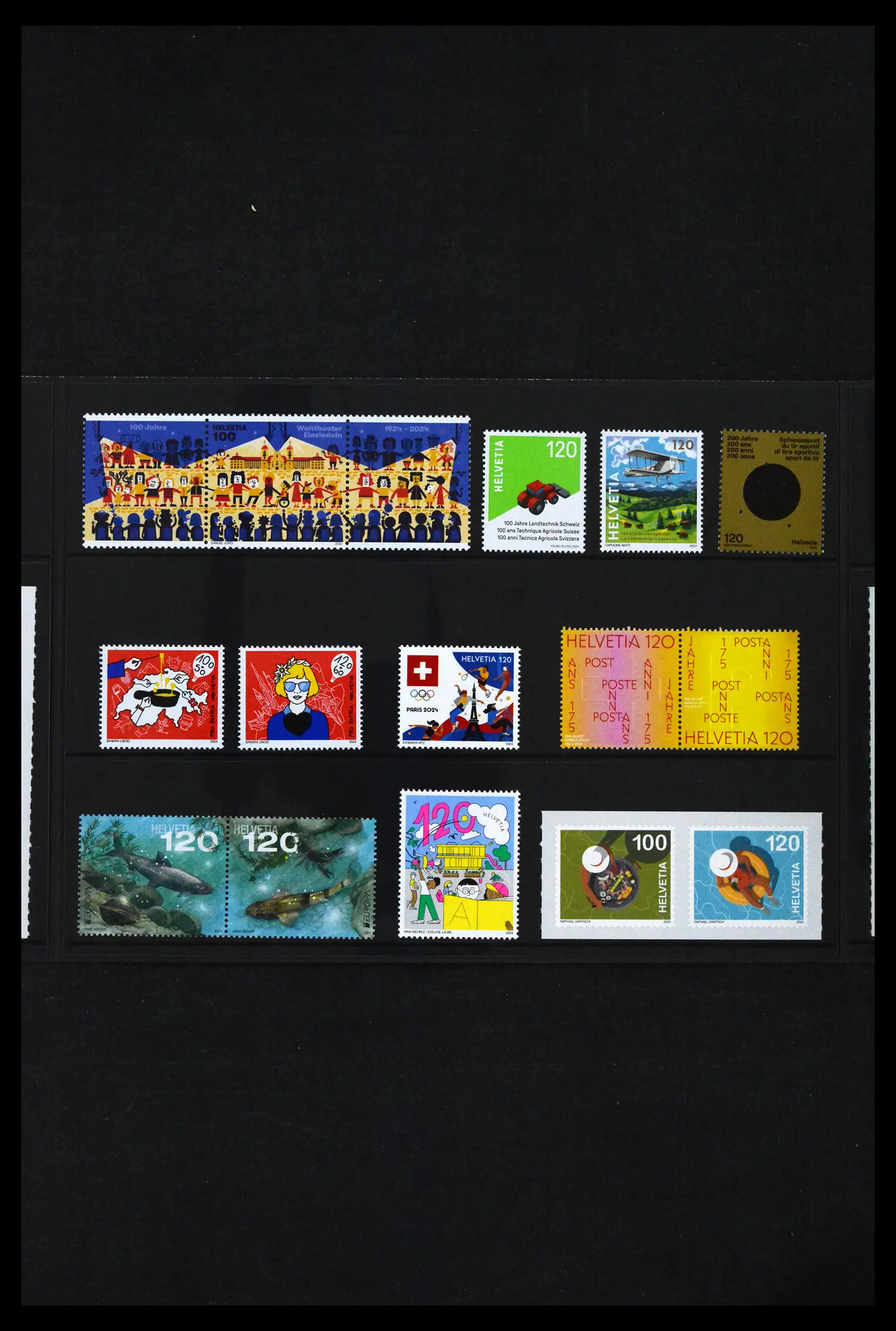 41635 0004 - Postzegelverzameling 41635 Zwitserland postfris 1907-2024!!