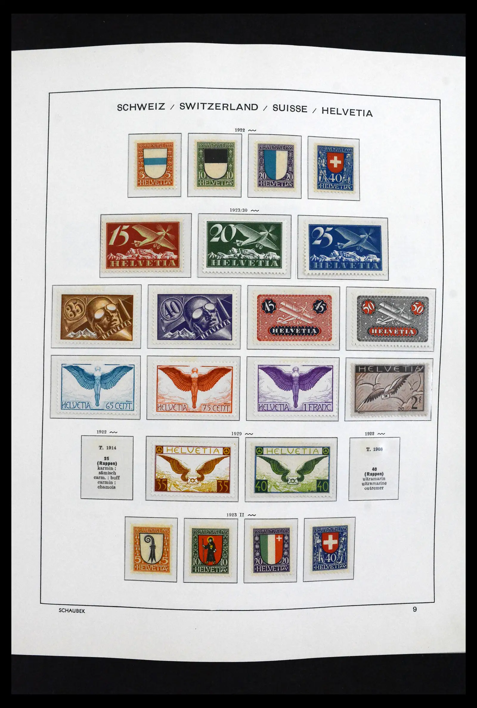 41635 0011 - Postzegelverzameling 41635 Zwitserland postfris 1907-2024!!