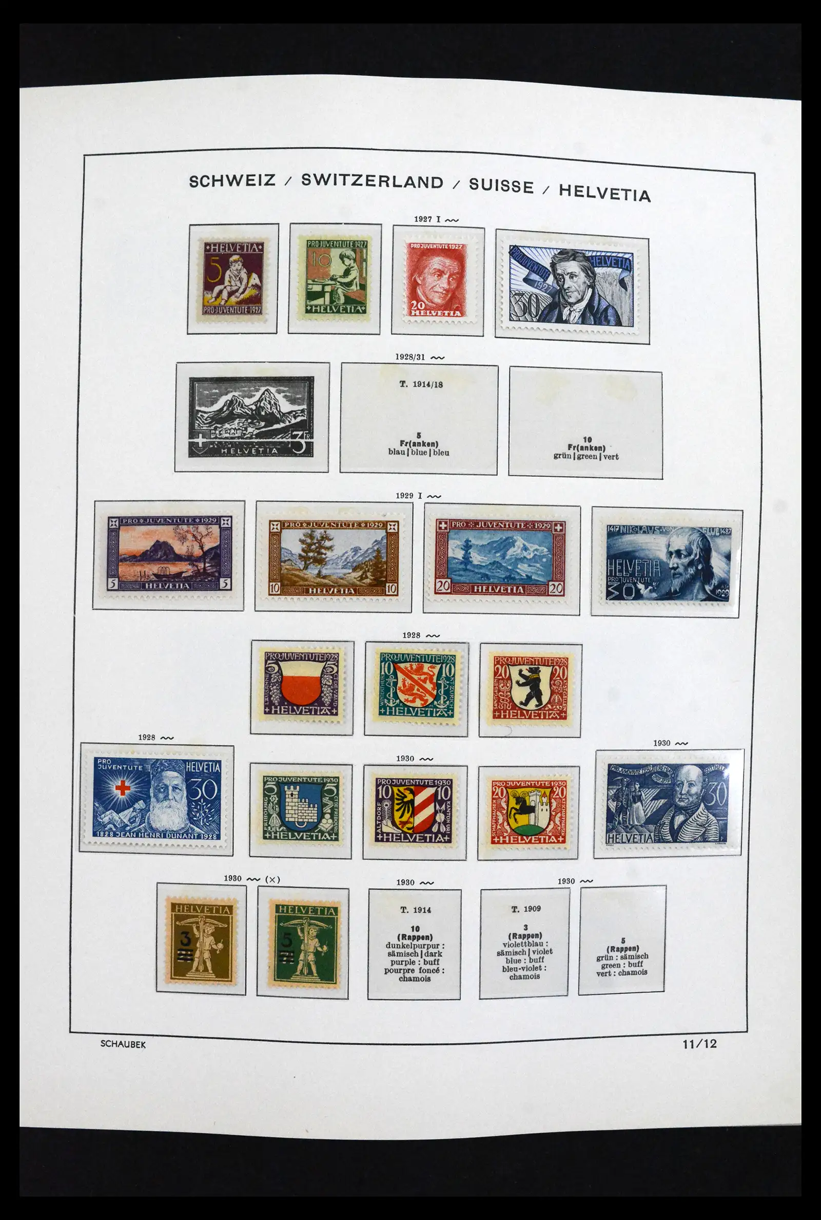 41635 0013 - Postzegelverzameling 41635 Zwitserland postfris 1907-2024!!