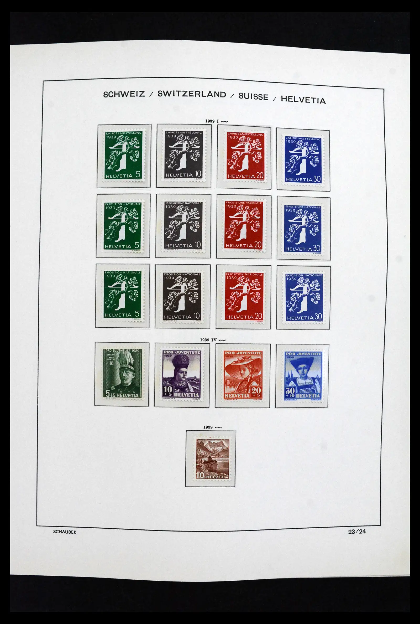 41635 0020 - Postzegelverzameling 41635 Zwitserland postfris 1907-2024!!