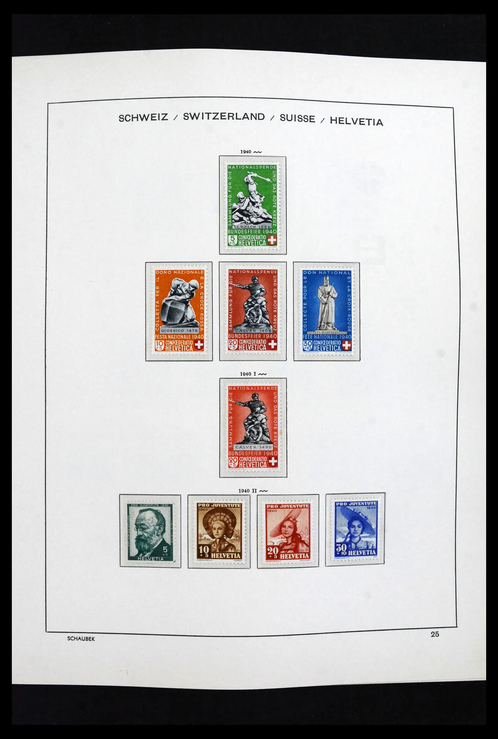 41635 0021 - Postzegelverzameling 41635 Zwitserland postfris 1907-2024!!