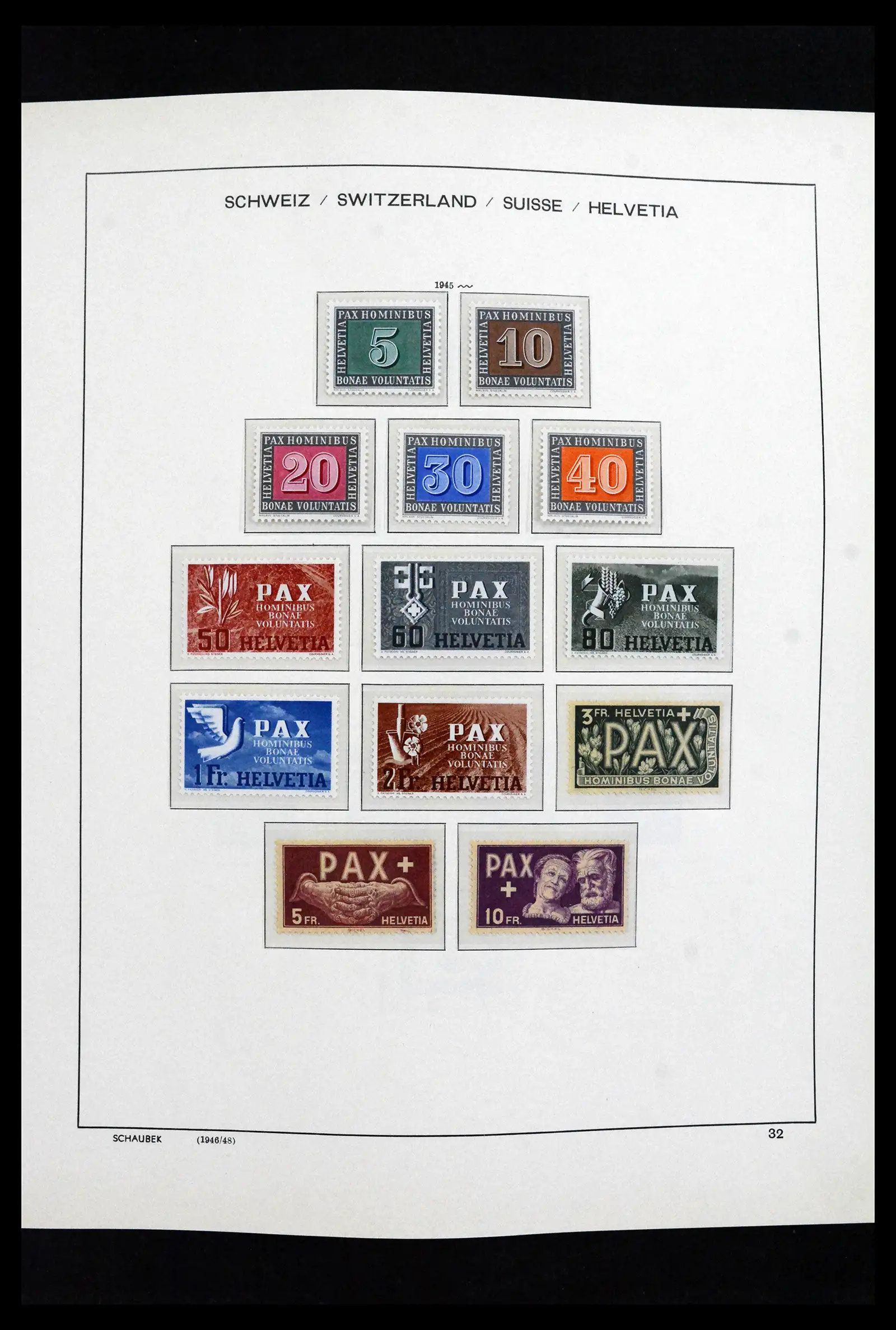 41635 0026 - Postzegelverzameling 41635 Zwitserland postfris 1907-2024!!