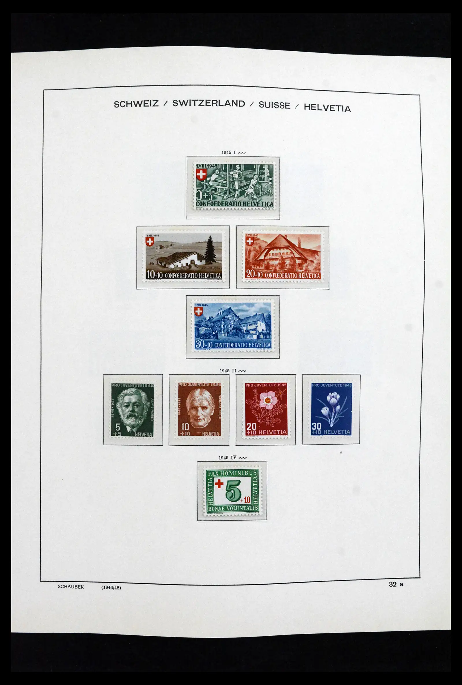 41635 0027 - Postzegelverzameling 41635 Zwitserland postfris 1907-2024!!