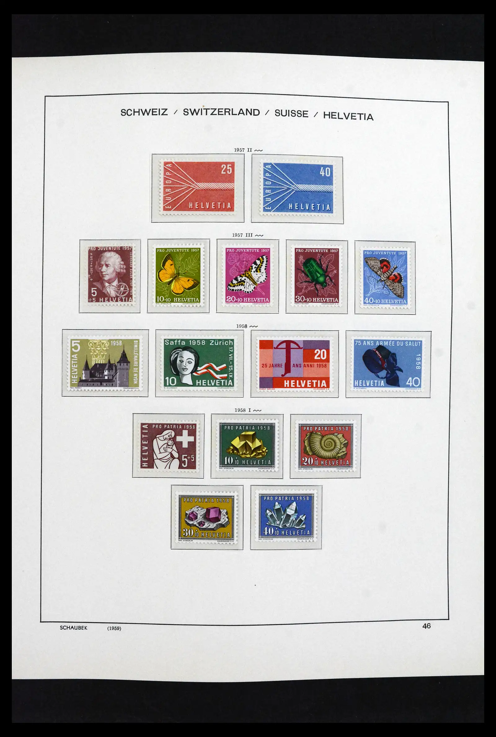 41635 0041 - Postzegelverzameling 41635 Zwitserland postfris 1907-2024!!