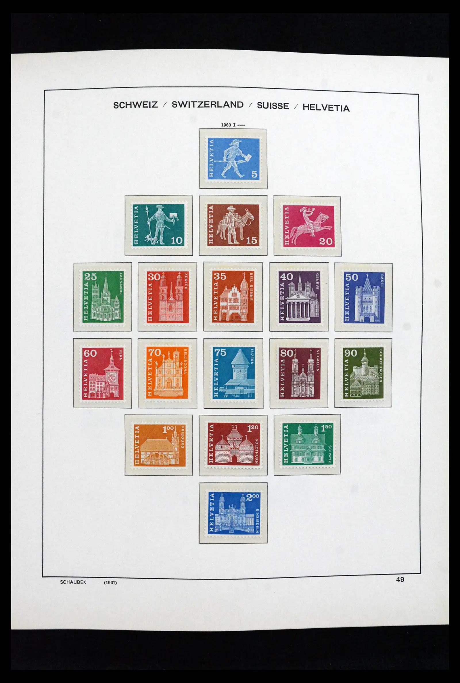 41635 0044 - Postzegelverzameling 41635 Zwitserland postfris 1907-2024!!