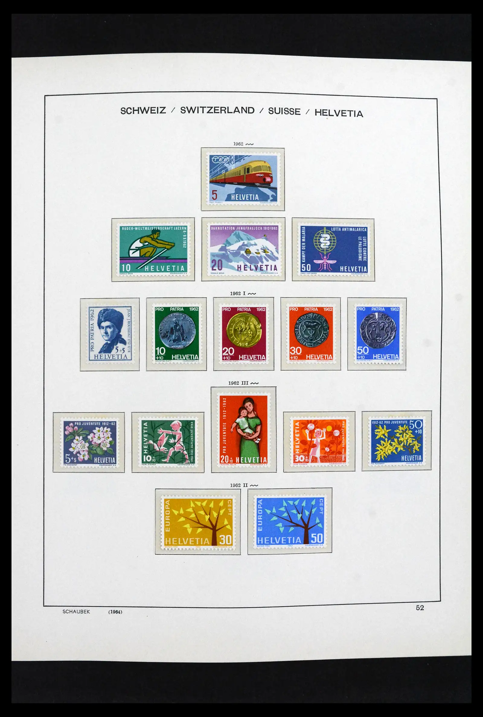 41635 0047 - Postzegelverzameling 41635 Zwitserland postfris 1907-2024!!