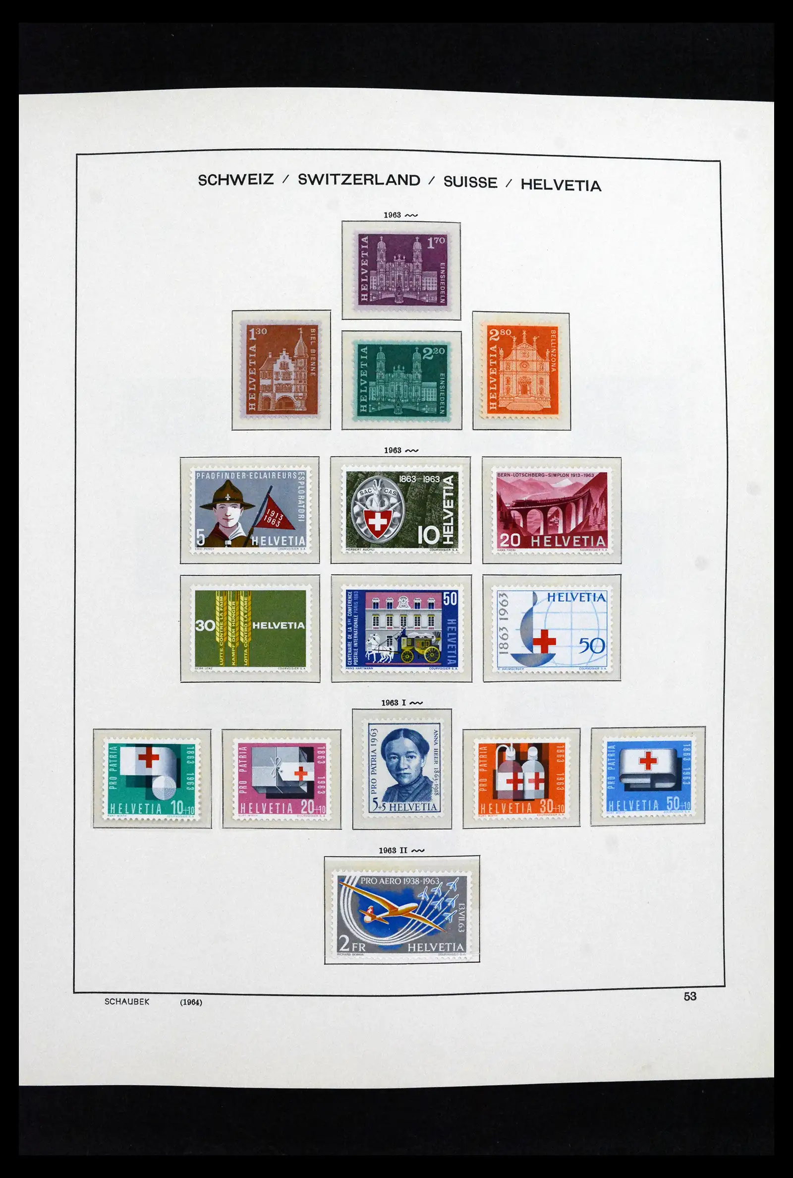 41635 0048 - Postzegelverzameling 41635 Zwitserland postfris 1907-2024!!