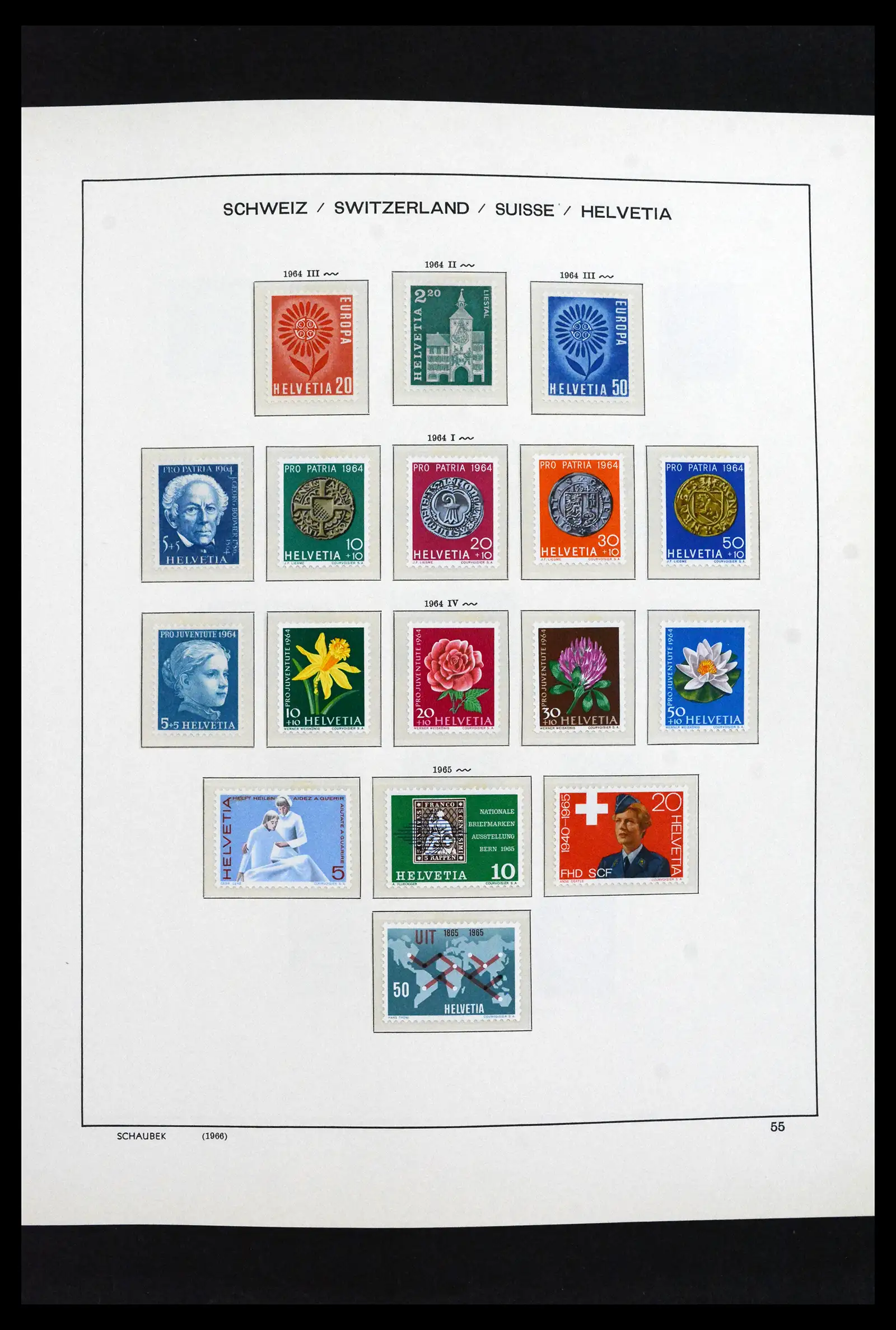 41635 0051 - Postzegelverzameling 41635 Zwitserland postfris 1907-2024!!