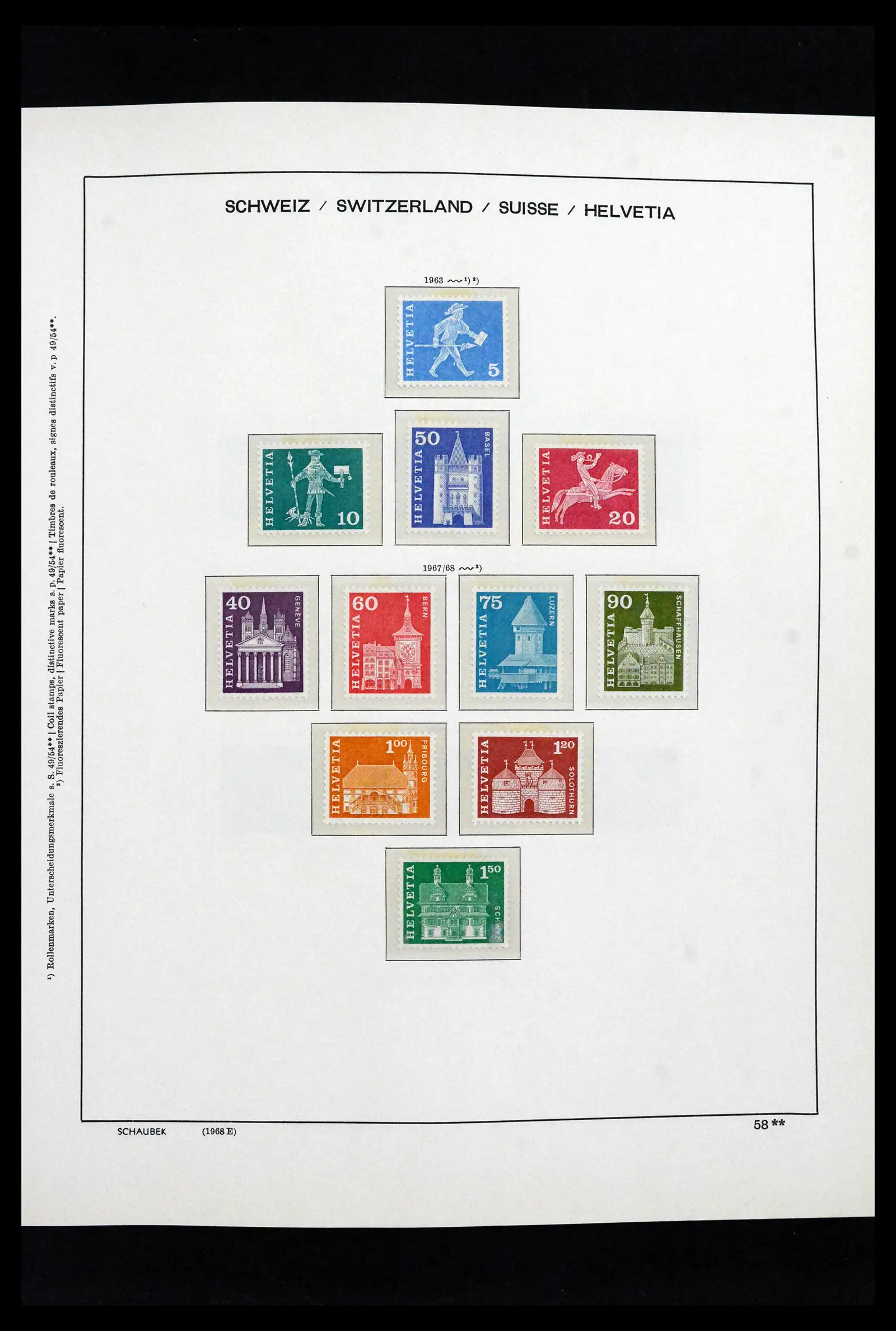 41635 0055 - Postzegelverzameling 41635 Zwitserland postfris 1907-2024!!