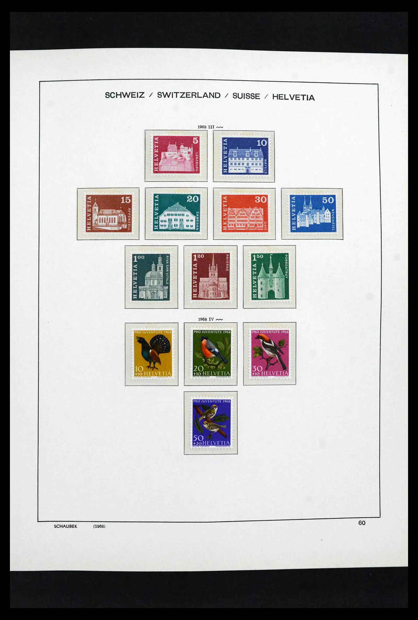 41635 0057 - Postzegelverzameling 41635 Zwitserland postfris 1907-2024!!