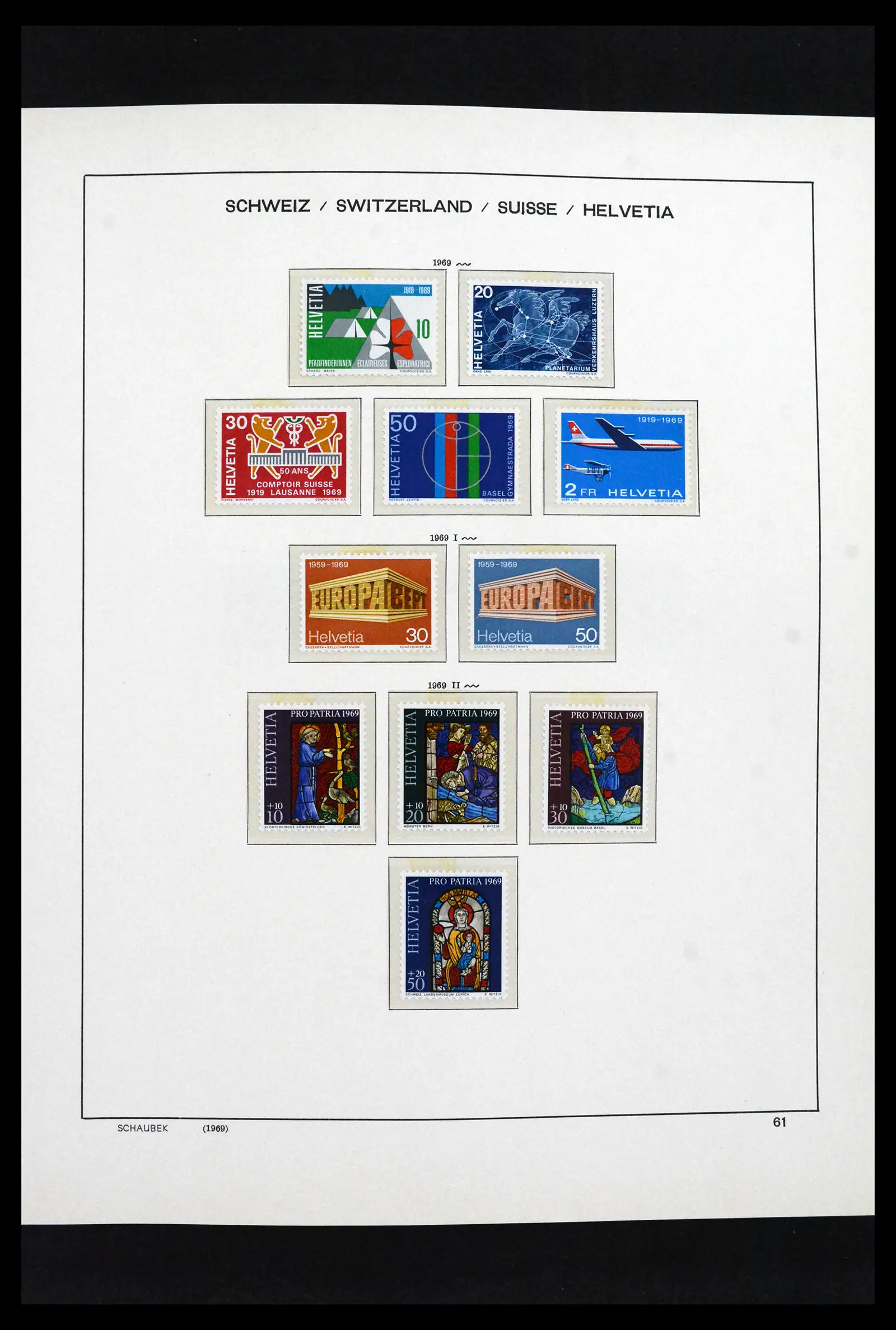 41635 0058 - Postzegelverzameling 41635 Zwitserland postfris 1907-2024!!