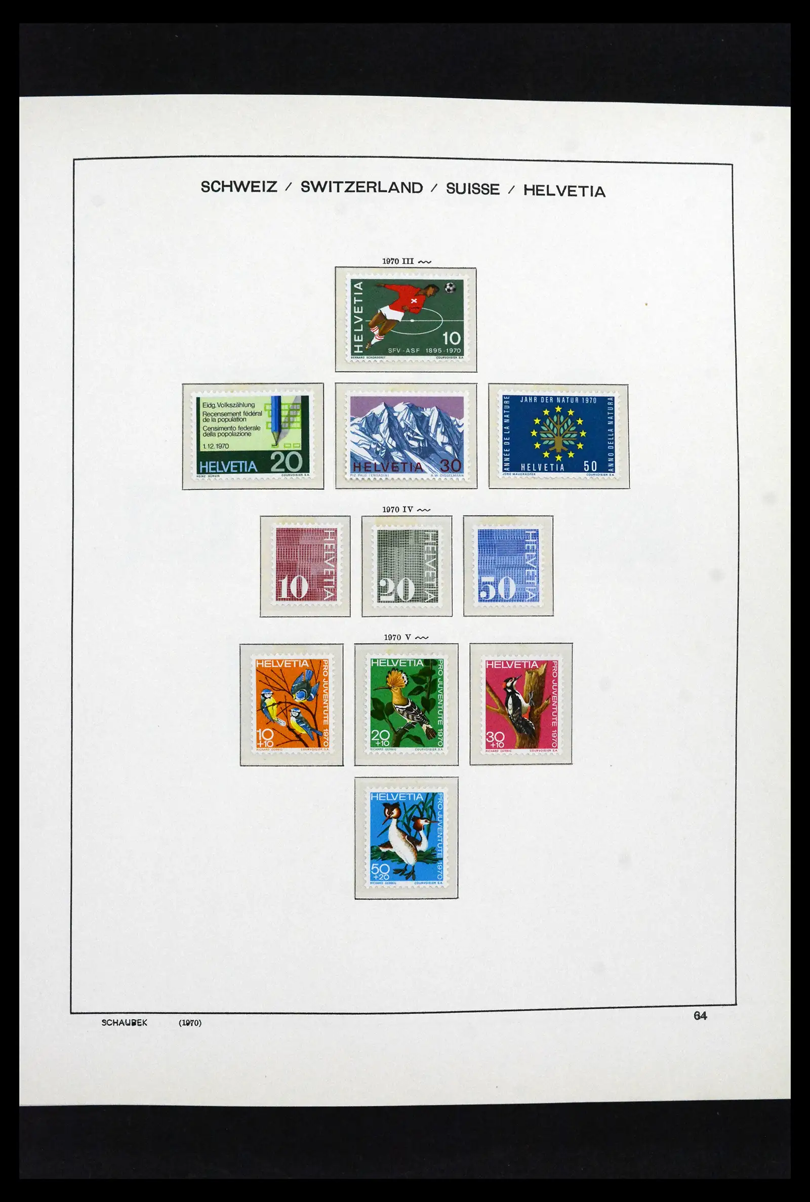 41635 0061 - Postzegelverzameling 41635 Zwitserland postfris 1907-2024!!