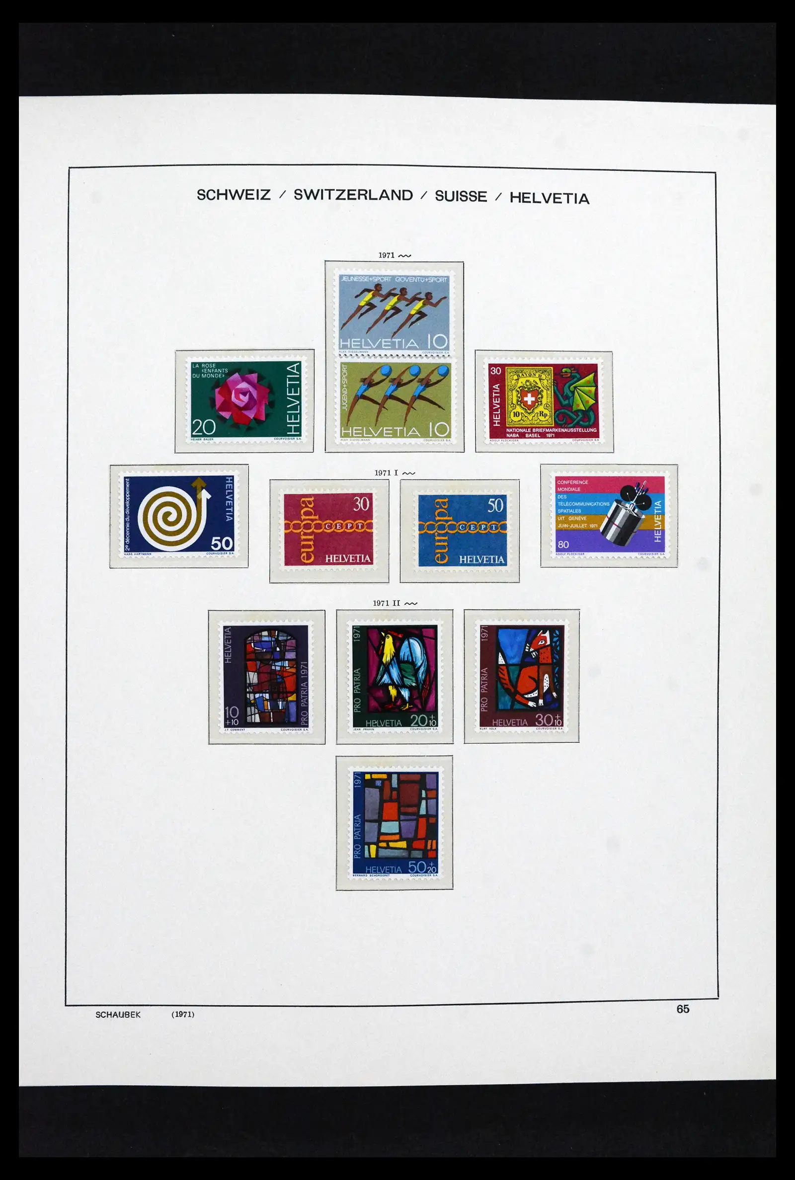 41635 0062 - Postzegelverzameling 41635 Zwitserland postfris 1907-2024!!
