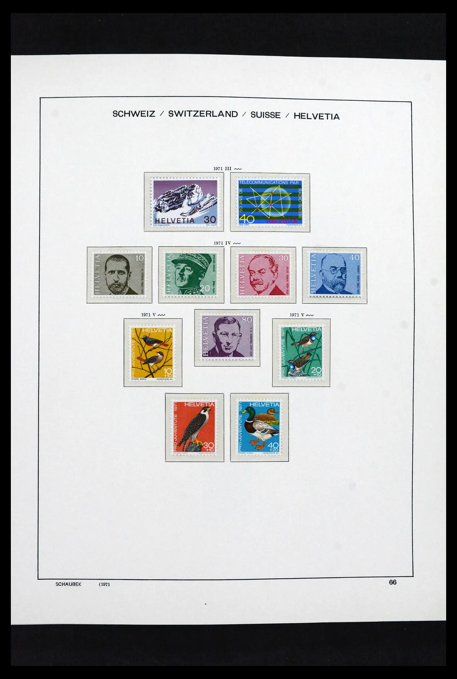 41635 0063 - Postzegelverzameling 41635 Zwitserland postfris 1907-2024!!