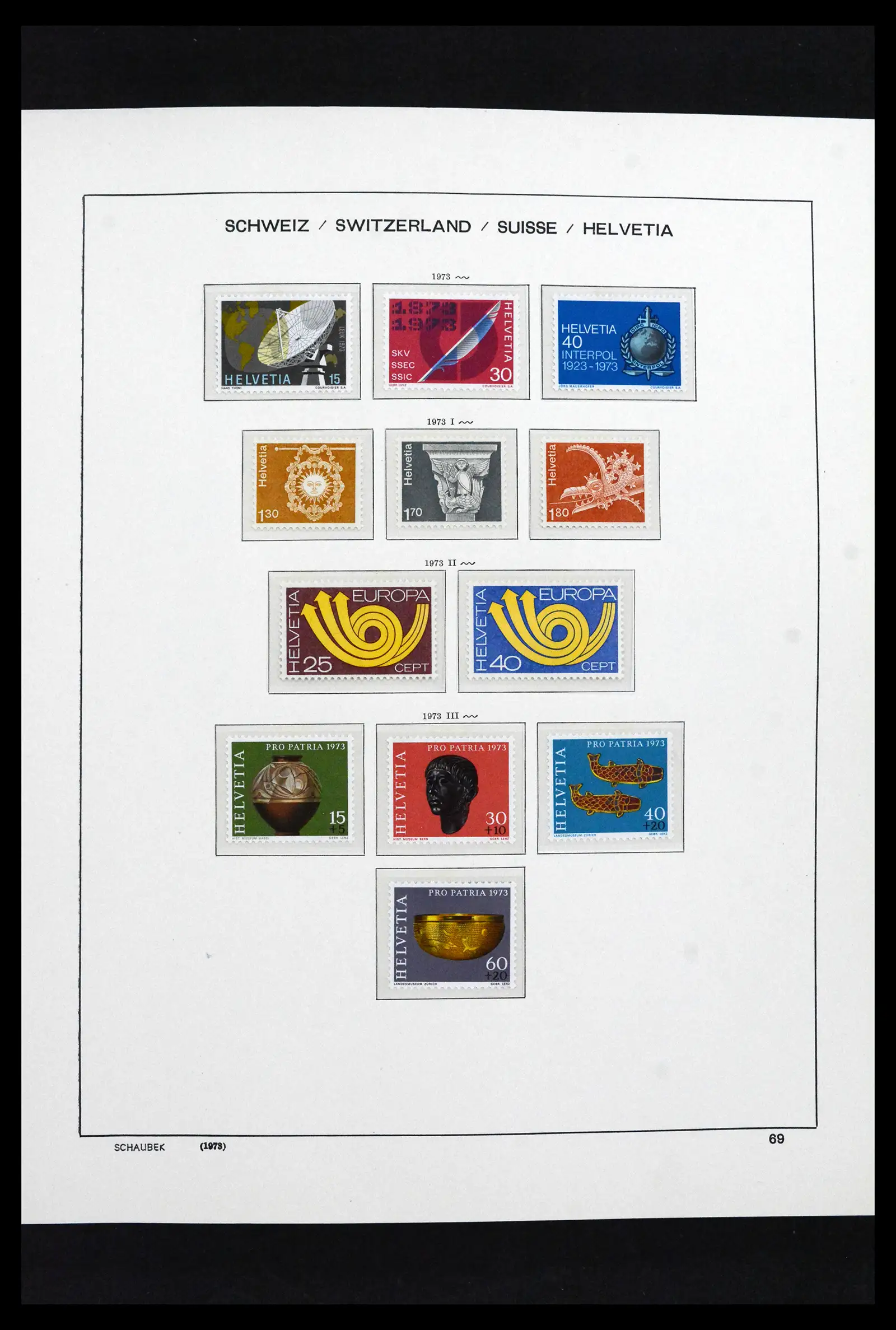 41635 0066 - Postzegelverzameling 41635 Zwitserland postfris 1907-2024!!