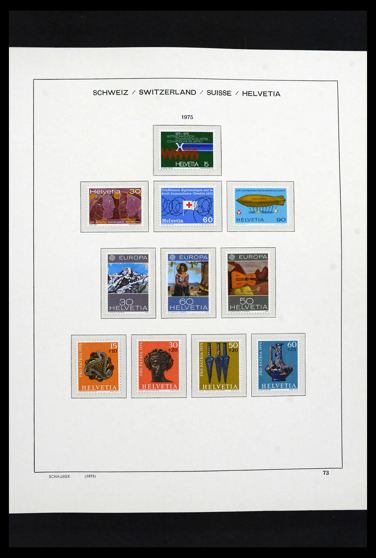 41635 0070 - Postzegelverzameling 41635 Zwitserland postfris 1907-2024!!