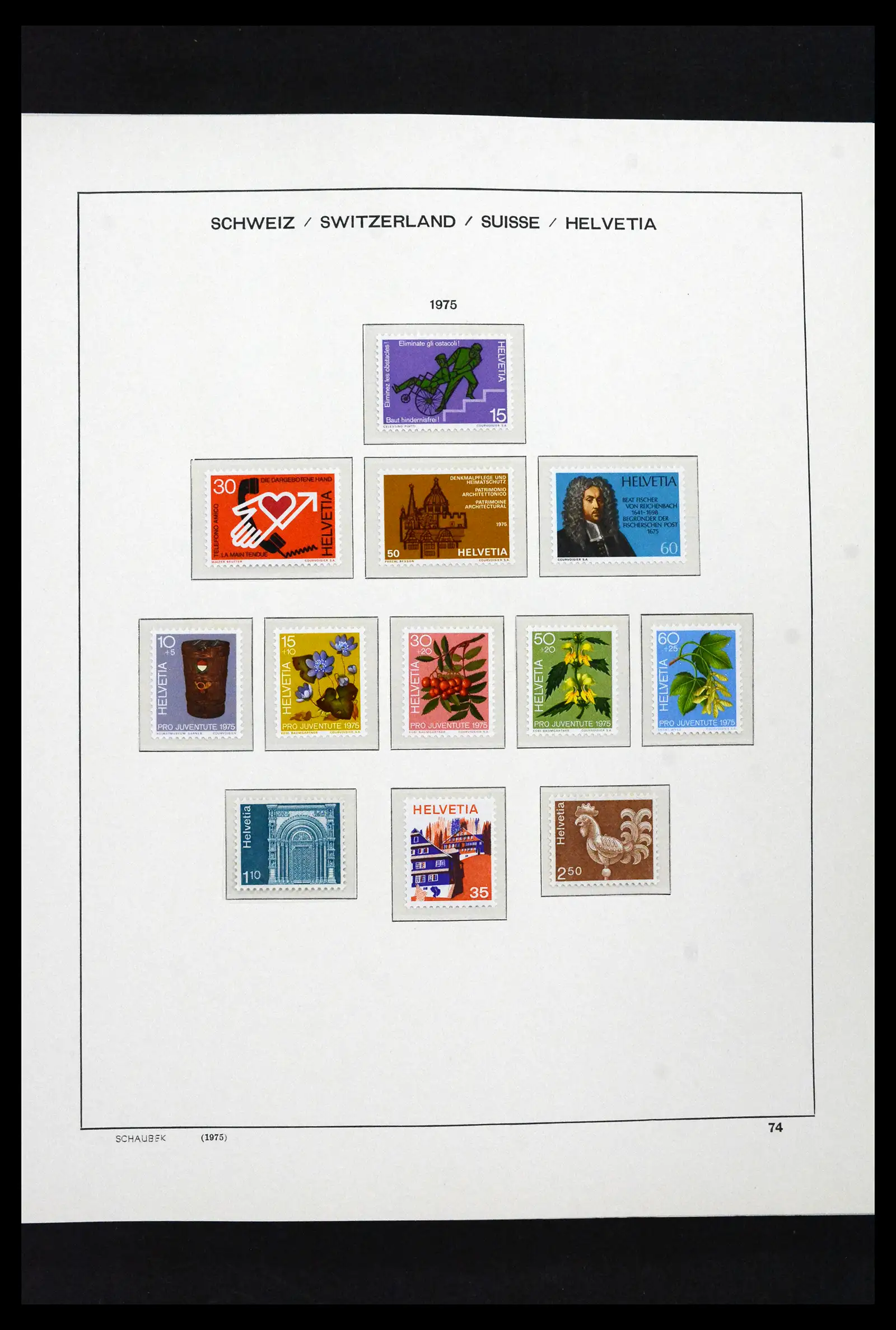 41635 0071 - Postzegelverzameling 41635 Zwitserland postfris 1907-2024!!