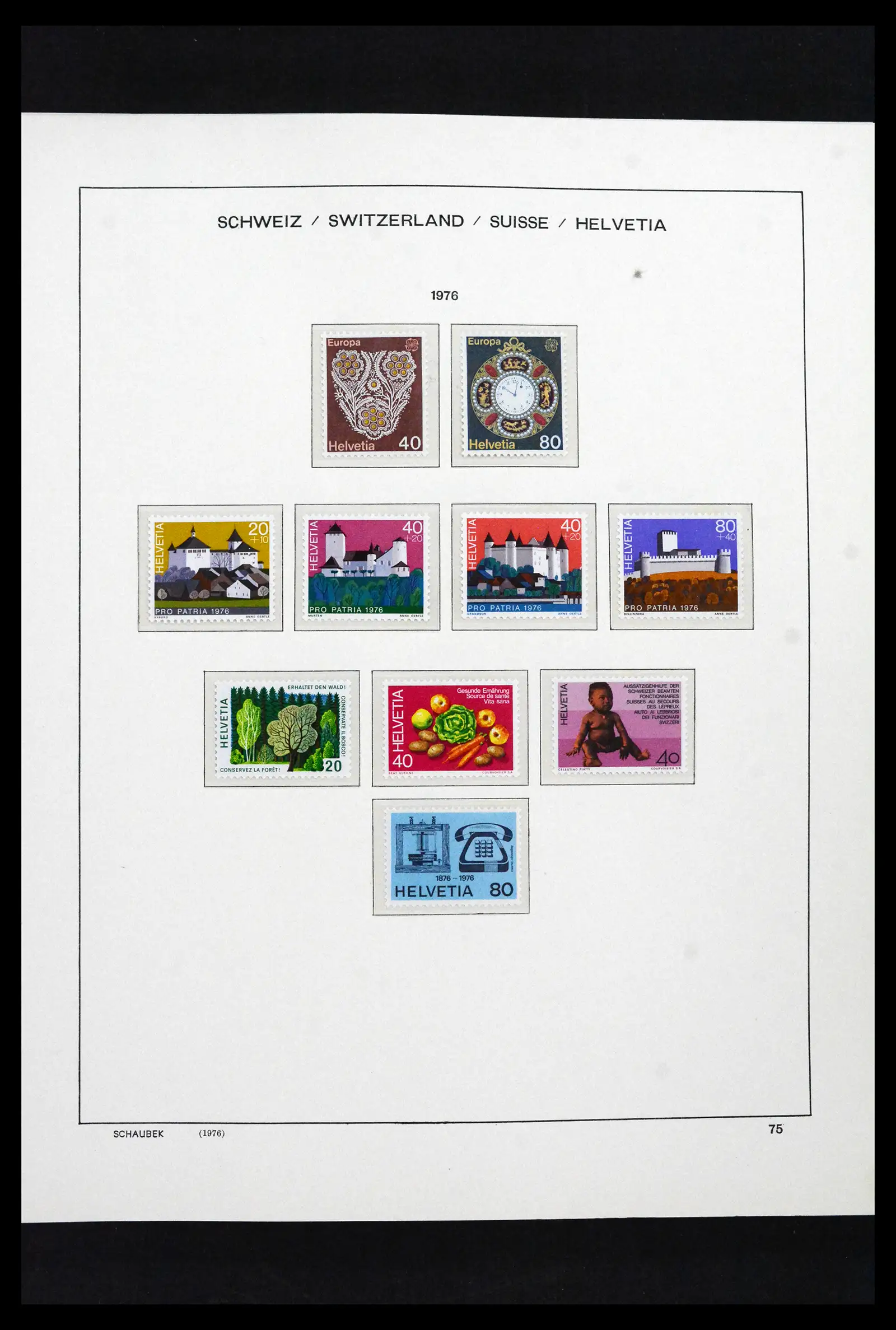 41635 0072 - Postzegelverzameling 41635 Zwitserland postfris 1907-2024!!