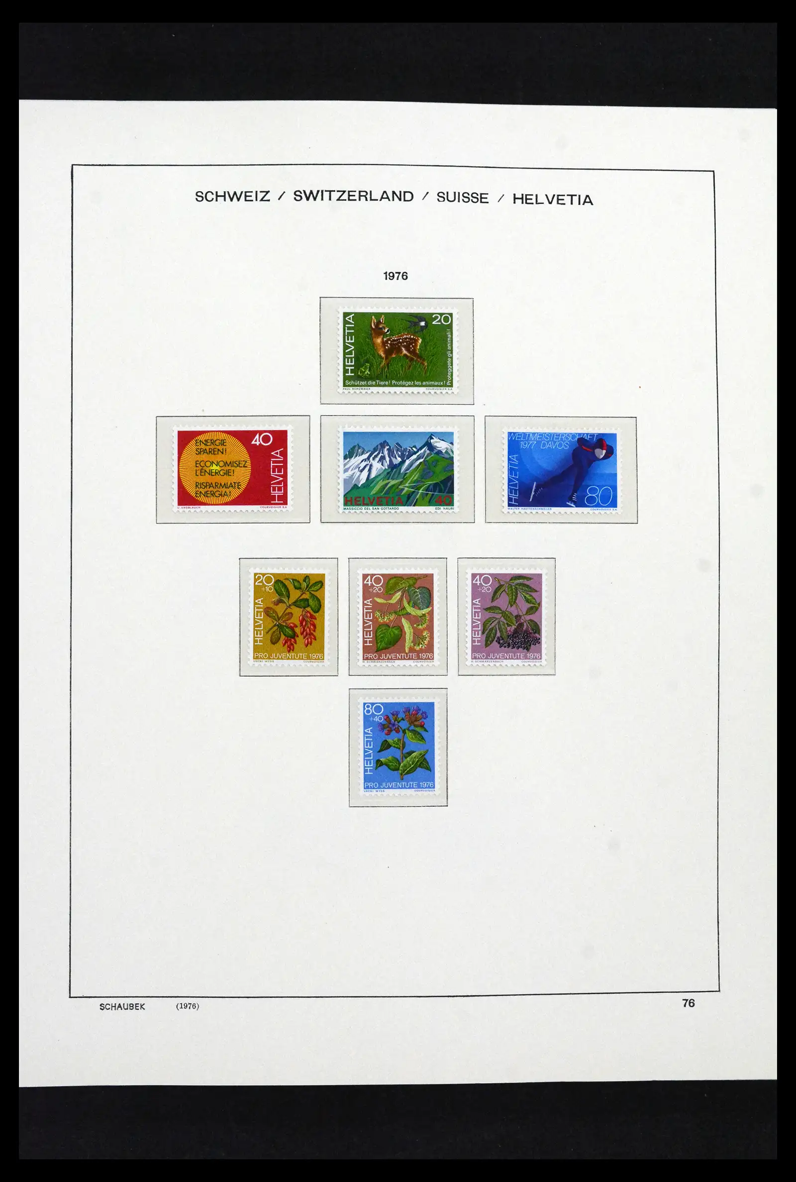 41635 0073 - Postzegelverzameling 41635 Zwitserland postfris 1907-2024!!