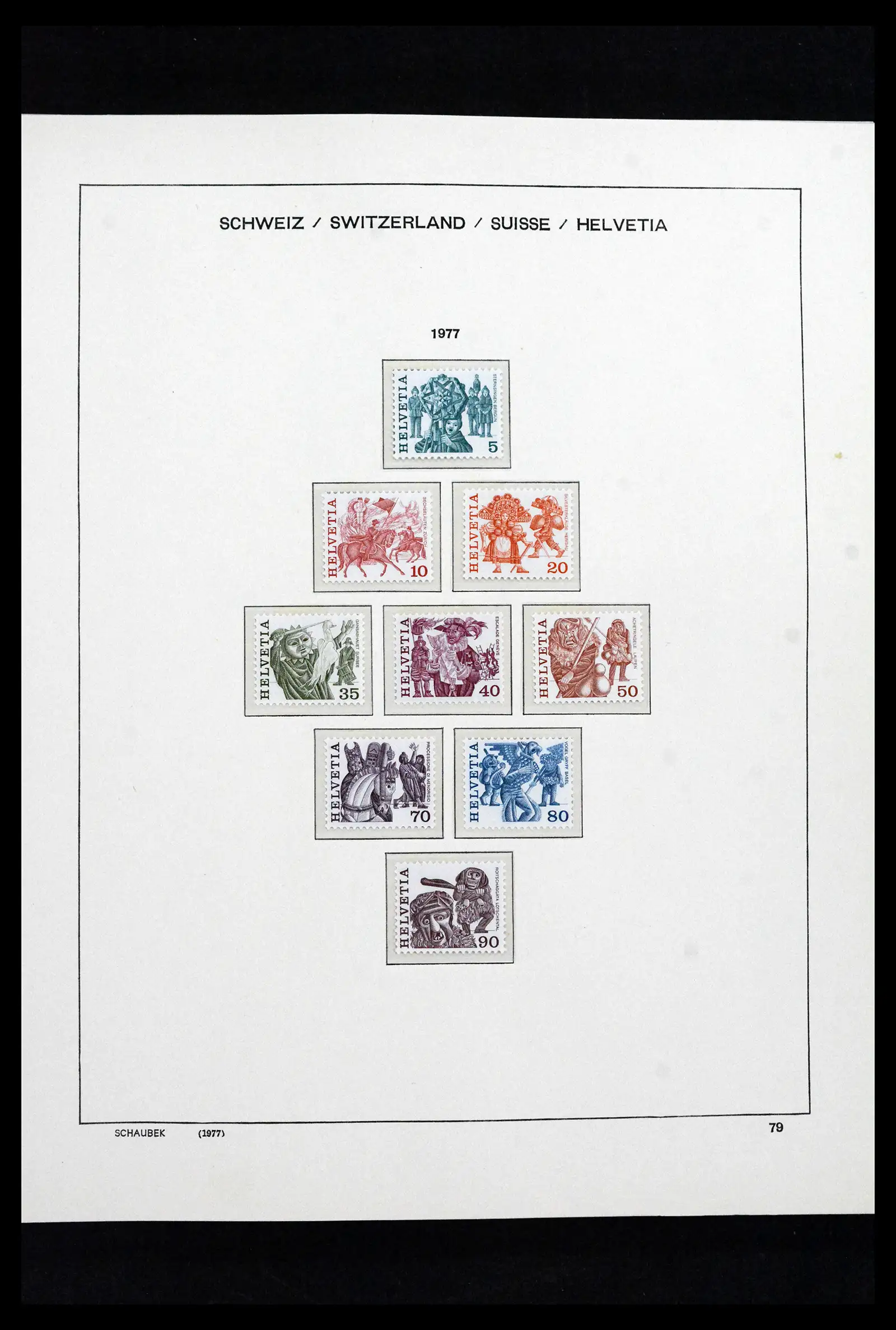 41635 0076 - Postzegelverzameling 41635 Zwitserland postfris 1907-2024!!