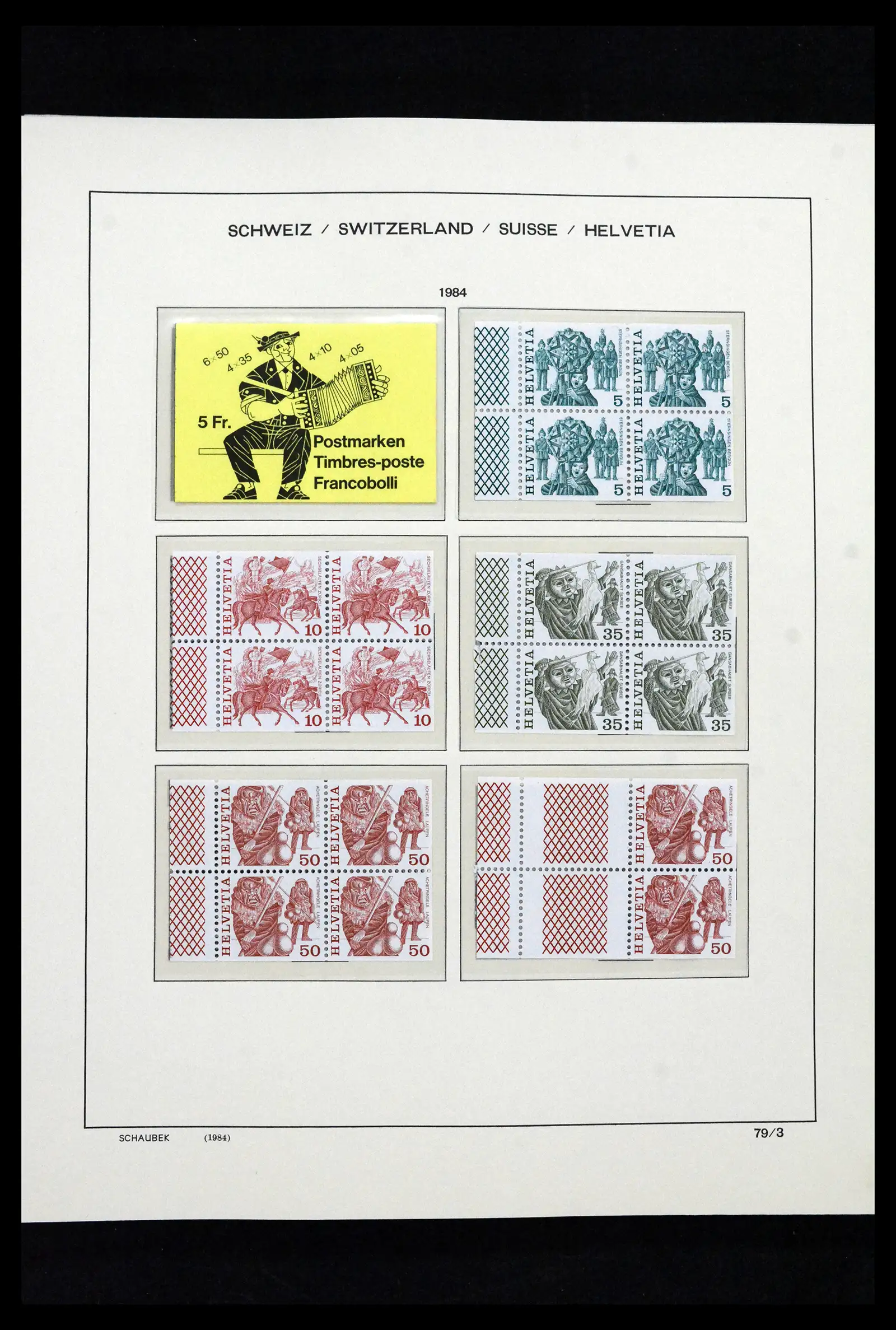 41635 0080 - Postzegelverzameling 41635 Zwitserland postfris 1907-2024!!