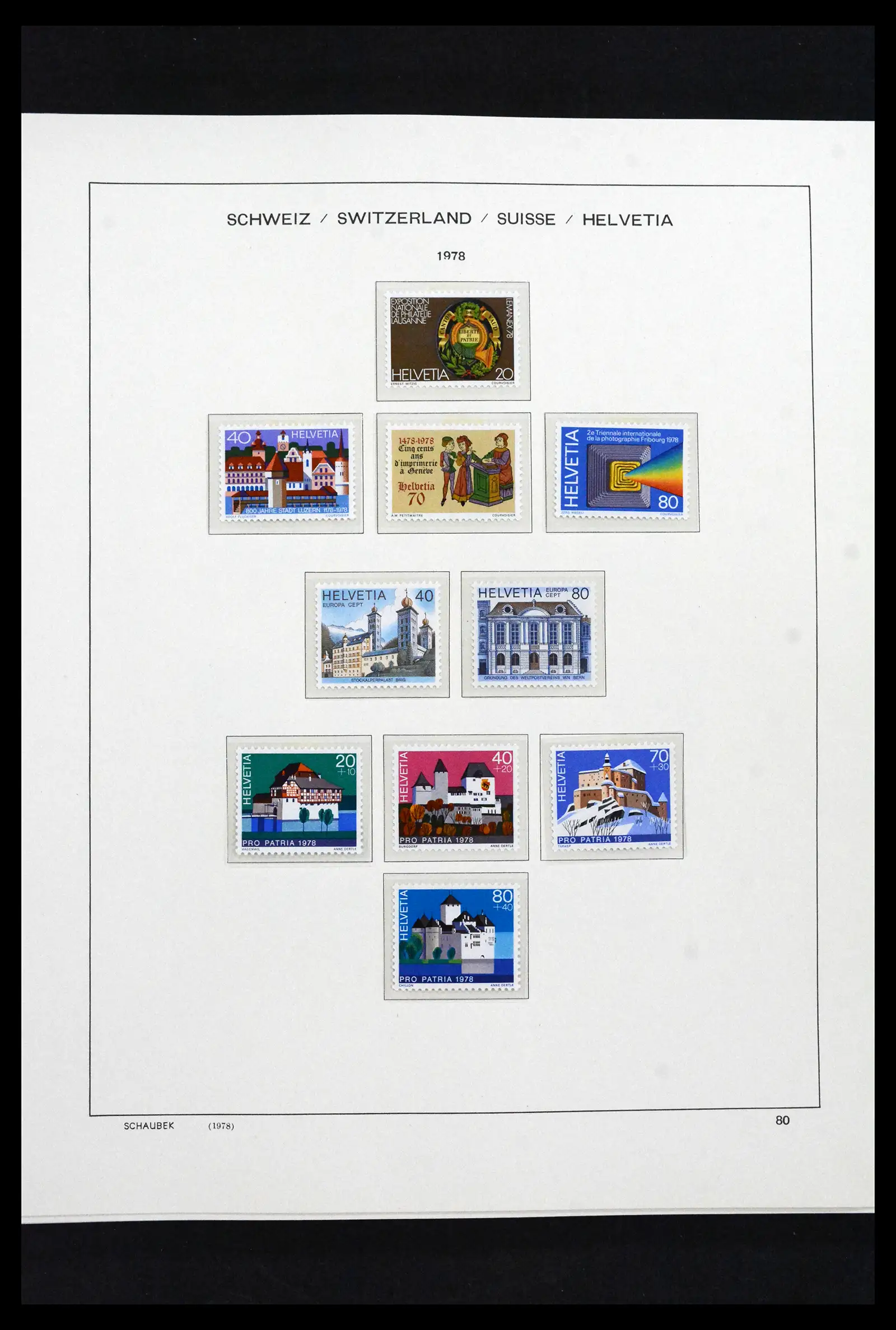 41635 0081 - Postzegelverzameling 41635 Zwitserland postfris 1907-2024!!