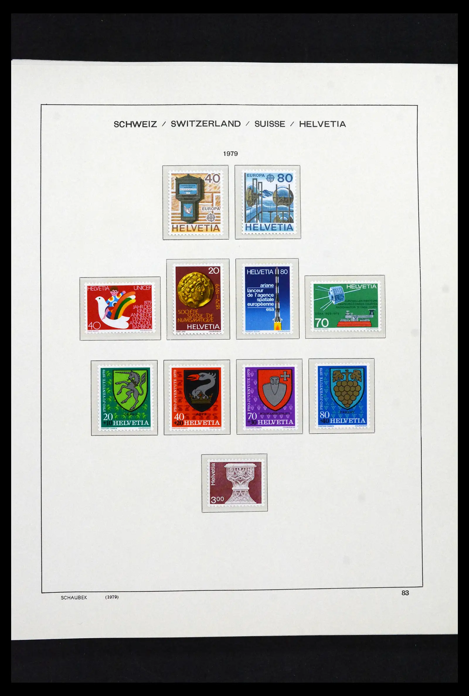 41635 0085 - Postzegelverzameling 41635 Zwitserland postfris 1907-2024!!