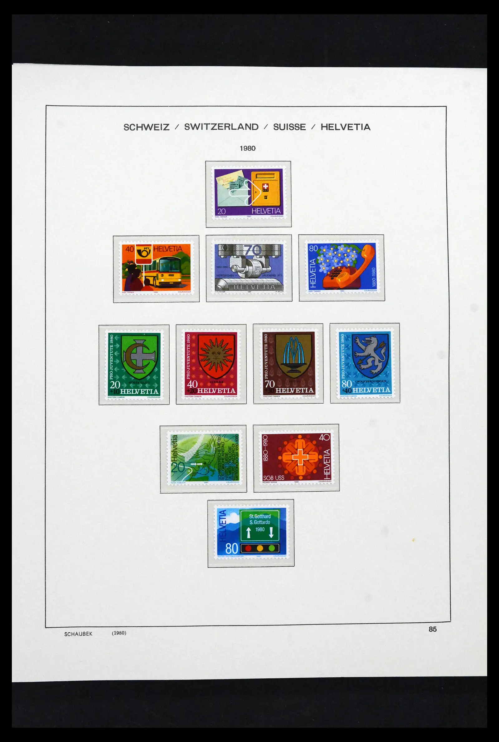 41635 0087 - Postzegelverzameling 41635 Zwitserland postfris 1907-2024!!