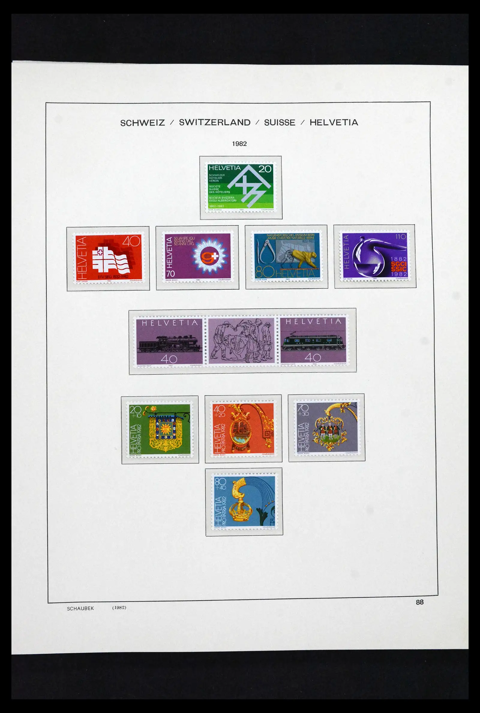 41635 0091 - Postzegelverzameling 41635 Zwitserland postfris 1907-2024!!