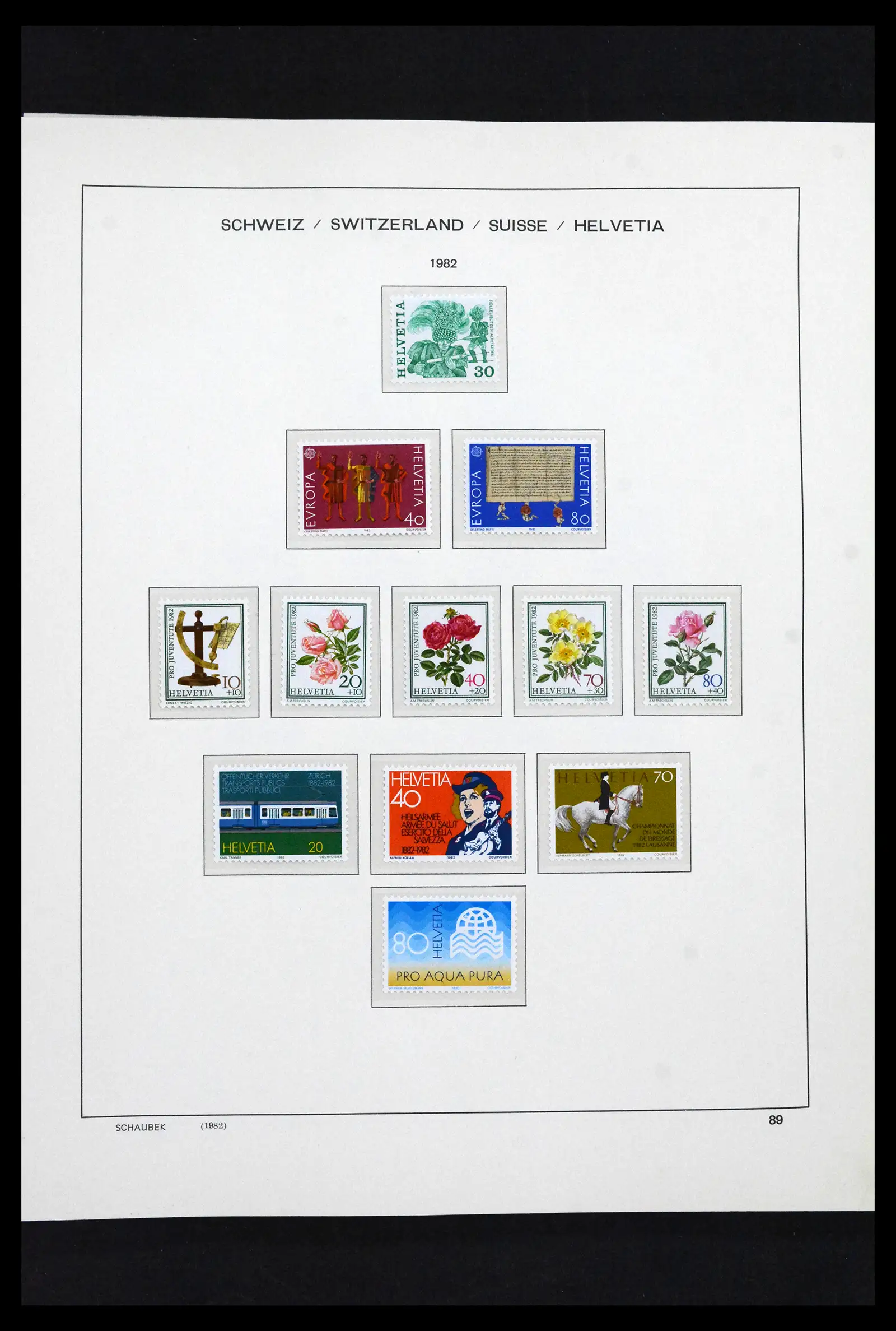 41635 0093 - Postzegelverzameling 41635 Zwitserland postfris 1907-2024!!